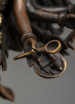 Copper Kali Antique Statue | A Divine Energy Source
