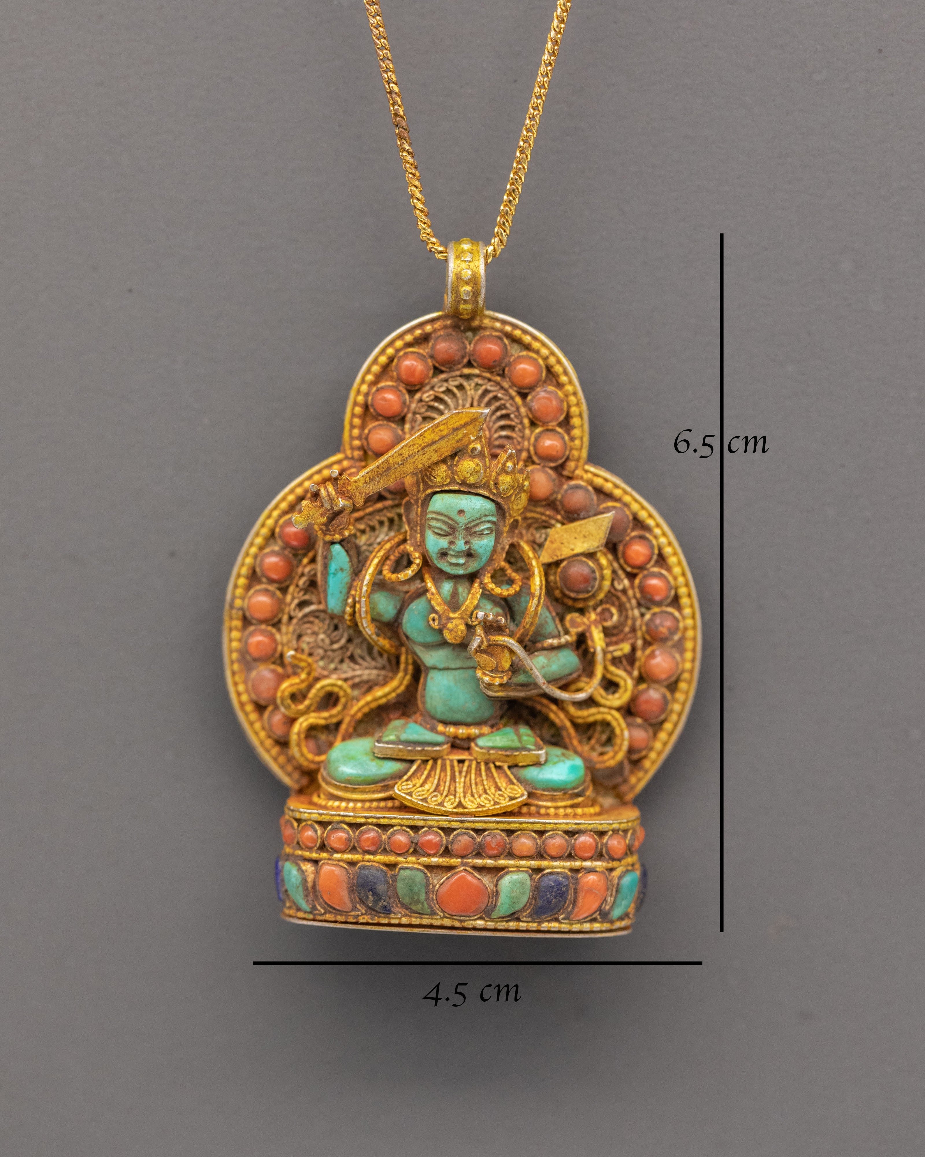 Bodhisattva Manjushri Locket | Symbol of Enlightenment