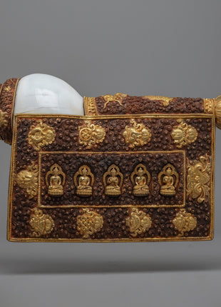 Tibetan Buddhist Offering Conch | Handcrafted Sankha Ritual Shell
