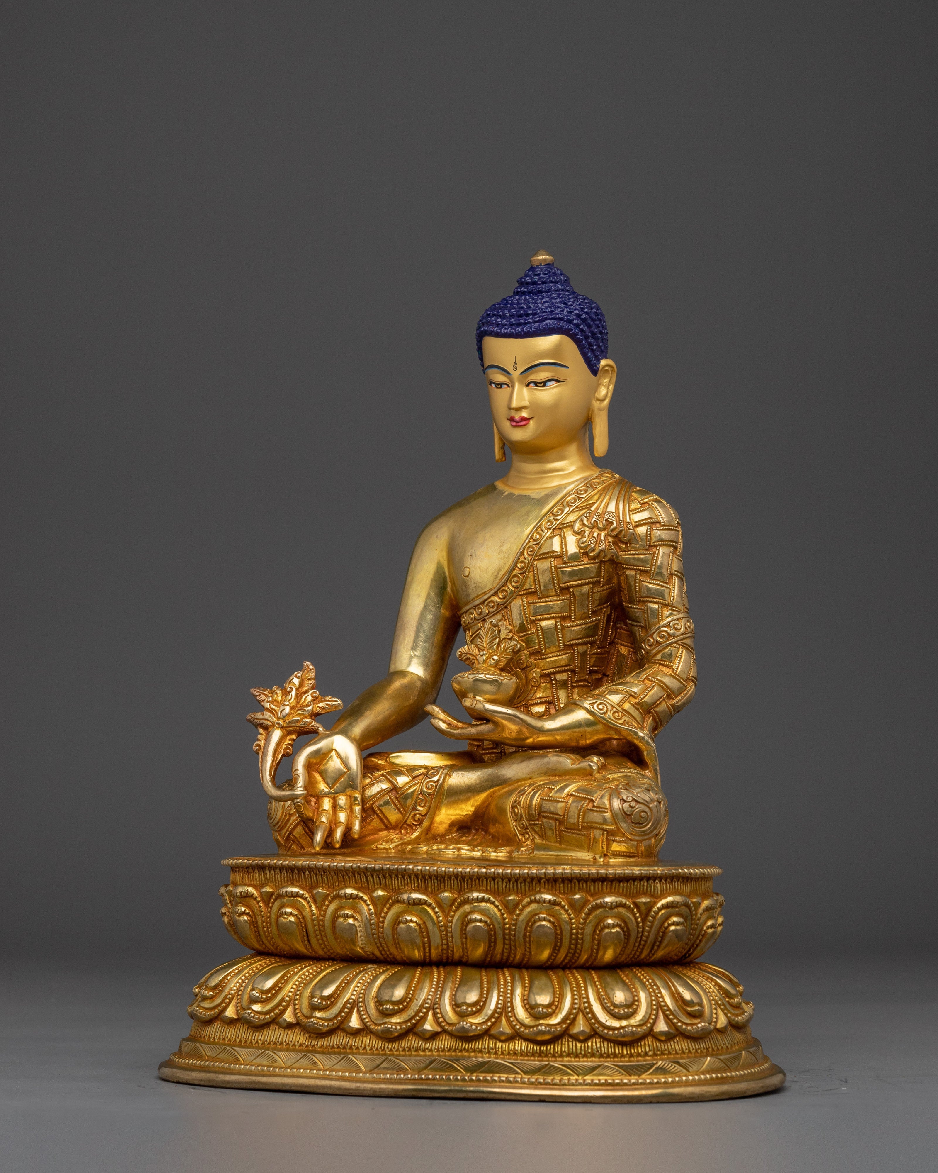 Traditional Medicine Buddha Artwork | Symbolizing healing and longevity