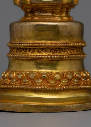 Tibetan Handmade Stupa  | Religious  Sculpture
