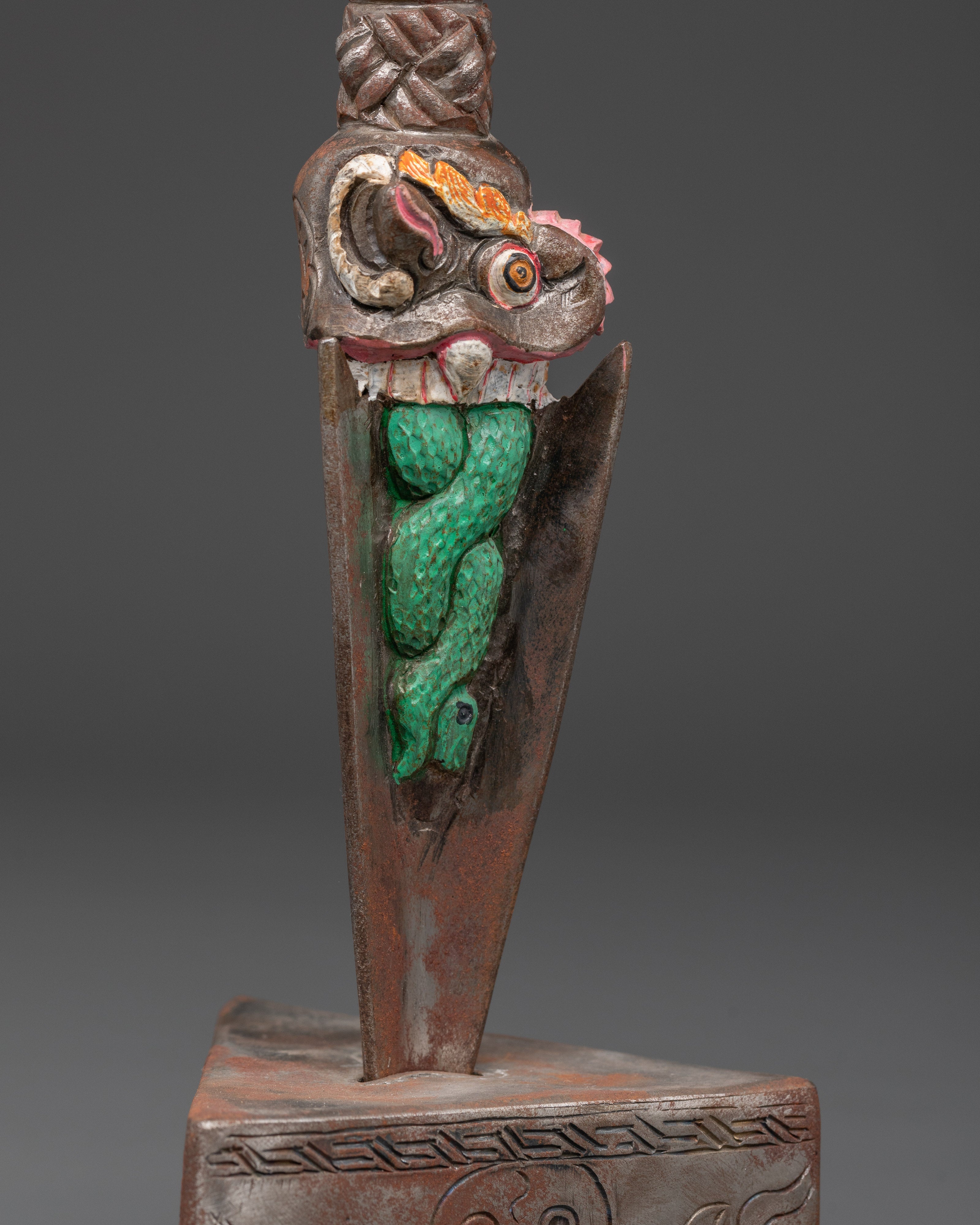 Tantric Phurba Ritual Dagger | Tibetan Ritual Tool for Protection and Meditation