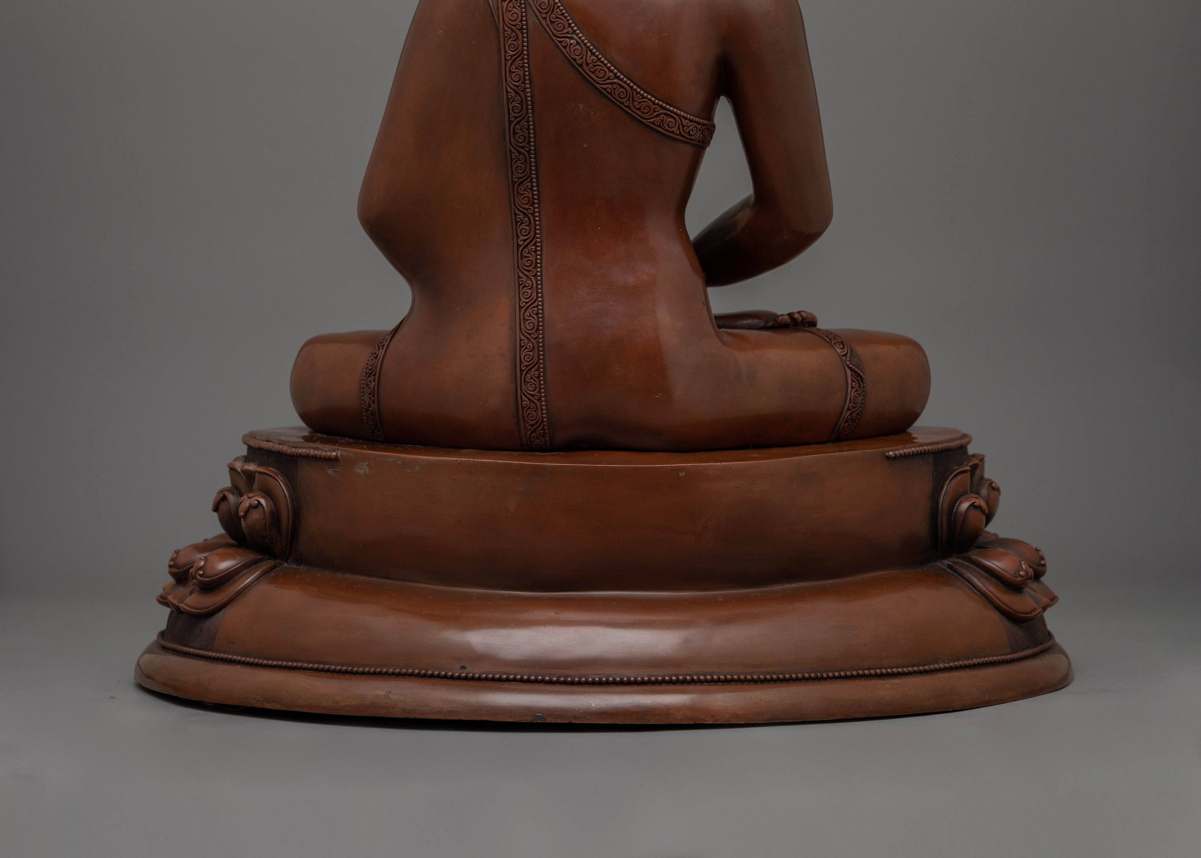 Amitabha Buddha Oxidized Copper Statue | Handcrafted Meditation Deity