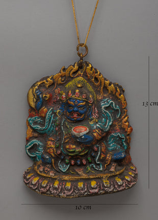 Mahakala Bernakchen Locket | Tibetan Buddhist Protection Amulet