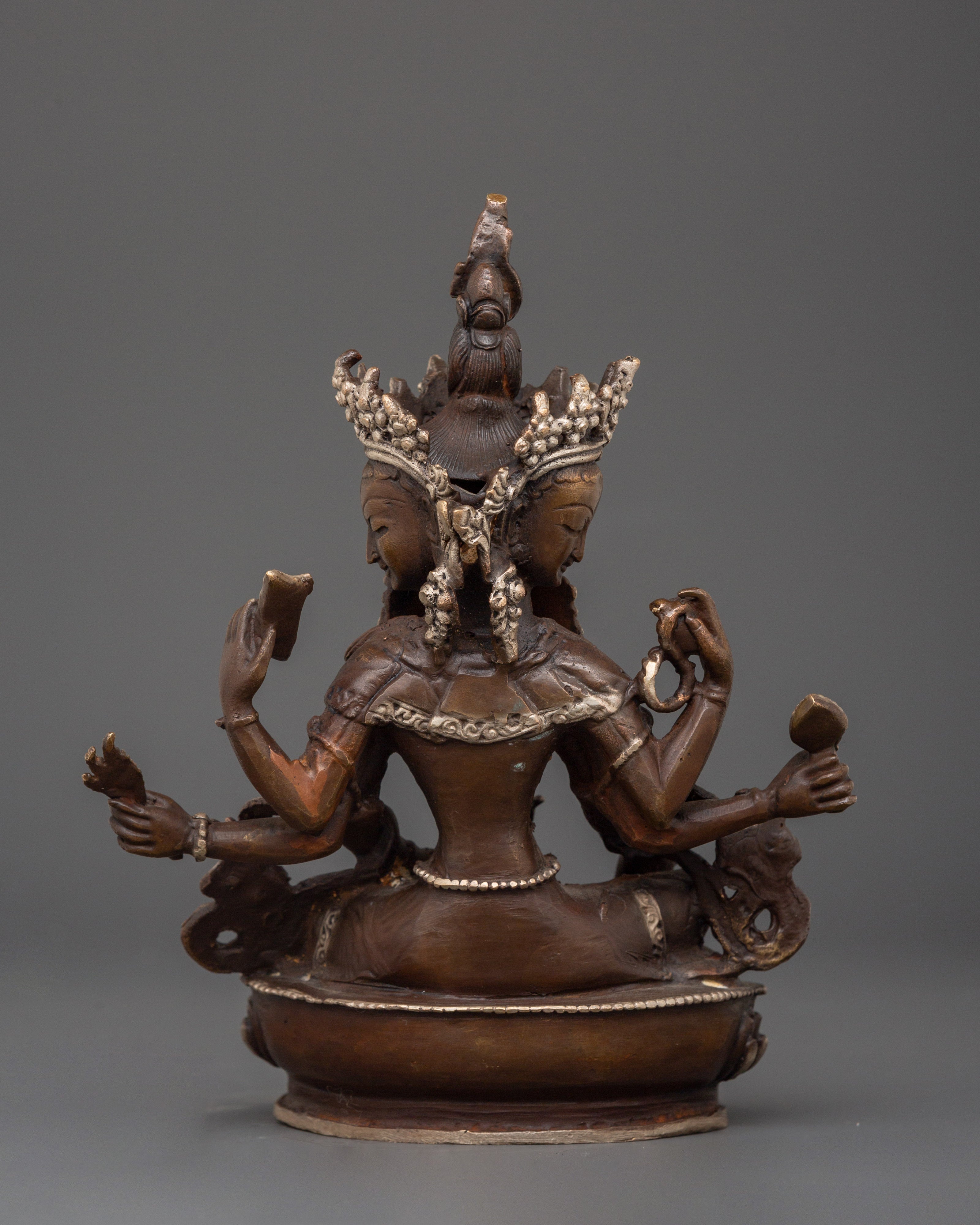 Vasudhara Tibetan Buddhist Sculpture | Goddess of Abundance & Wealth
