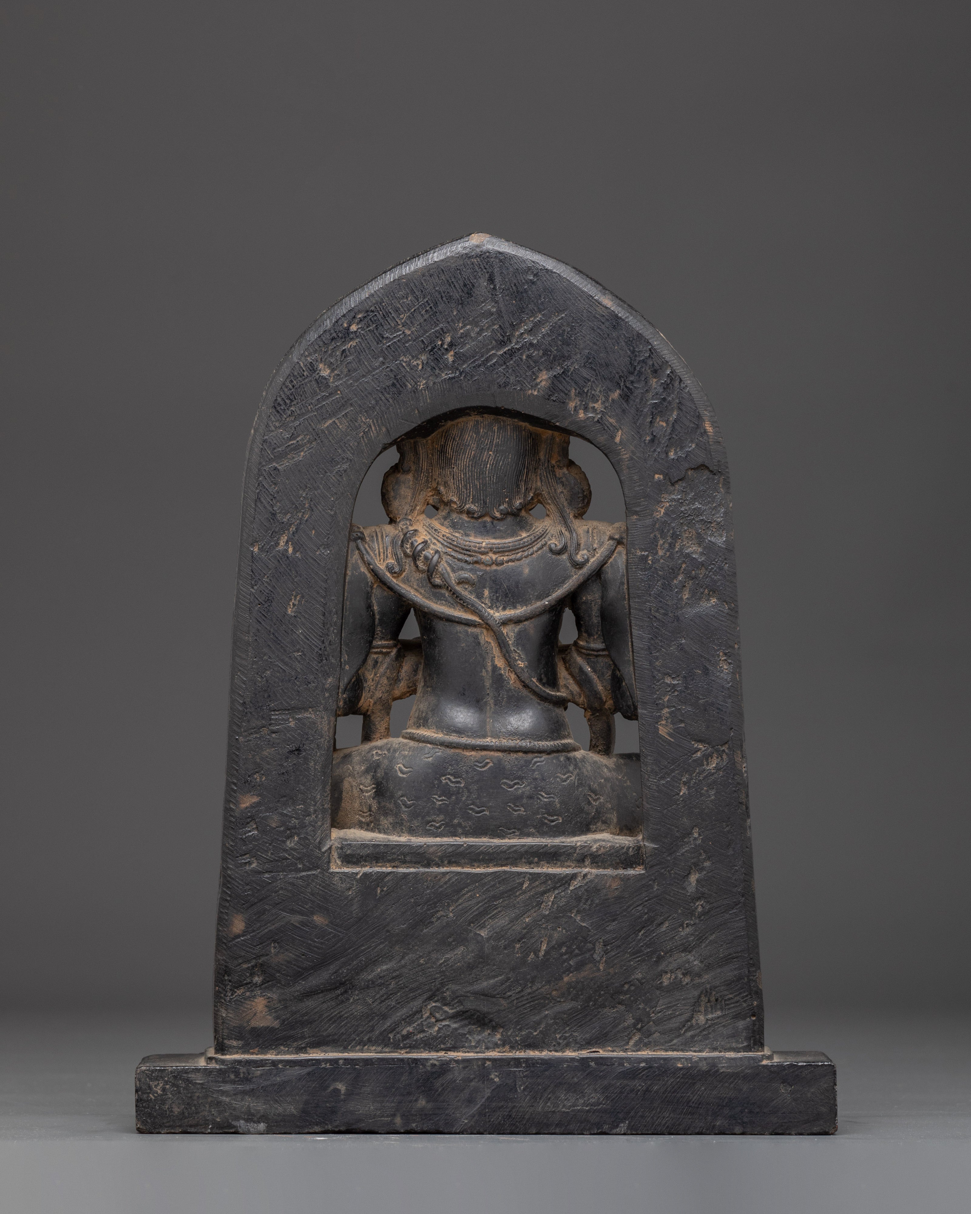 Sacred Four-Armed Mahakala Statue | Protector Deity of Dharma