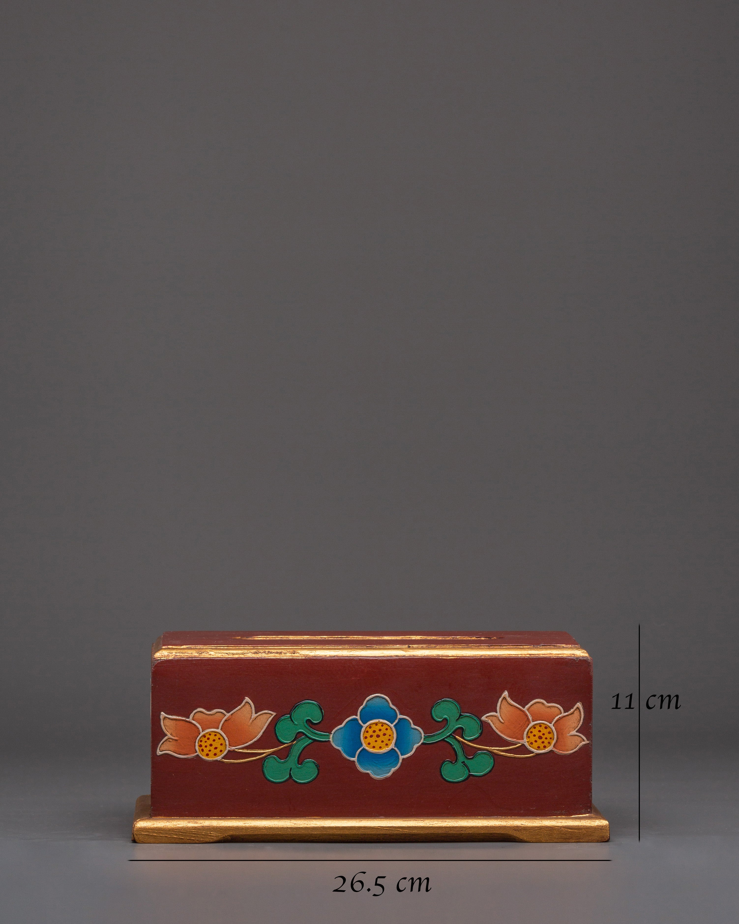 Decorative Tissue Holder |  Wooden Box with Acrylic Finish
