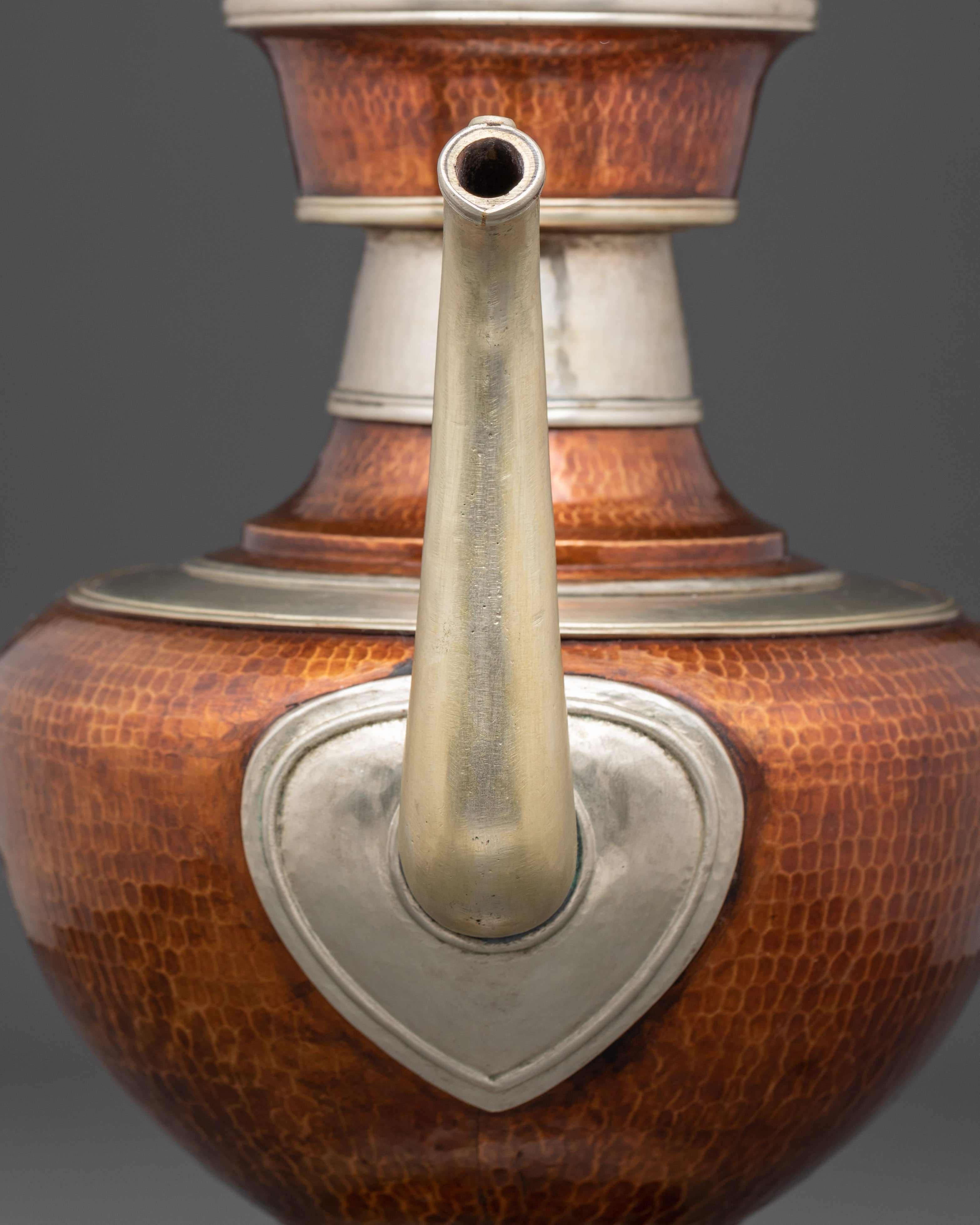 Tibetan Kettle | Silver Plated Teapot