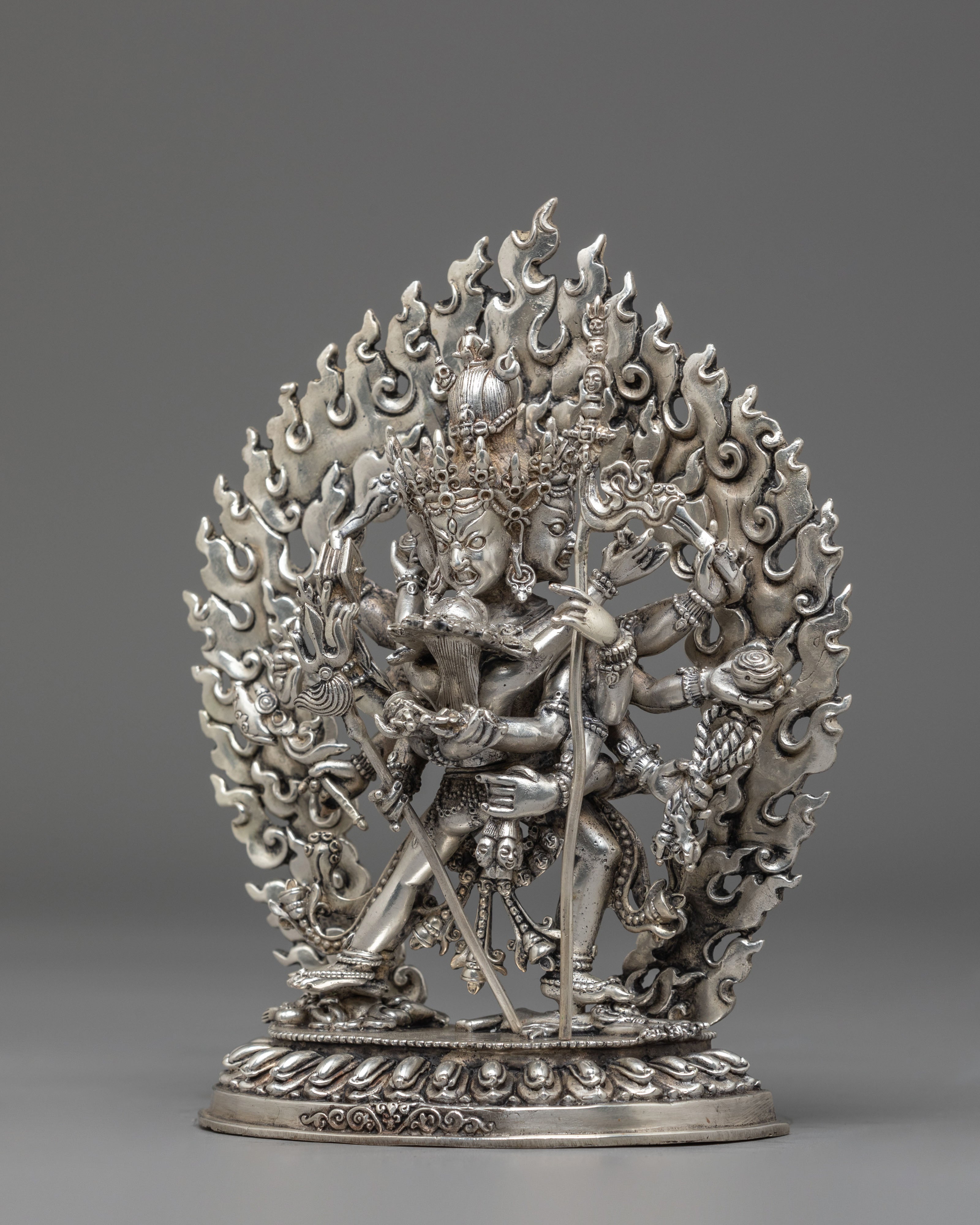 Buddhist Chakrasambhara Statue | Vajrayana Enlightened Deity
