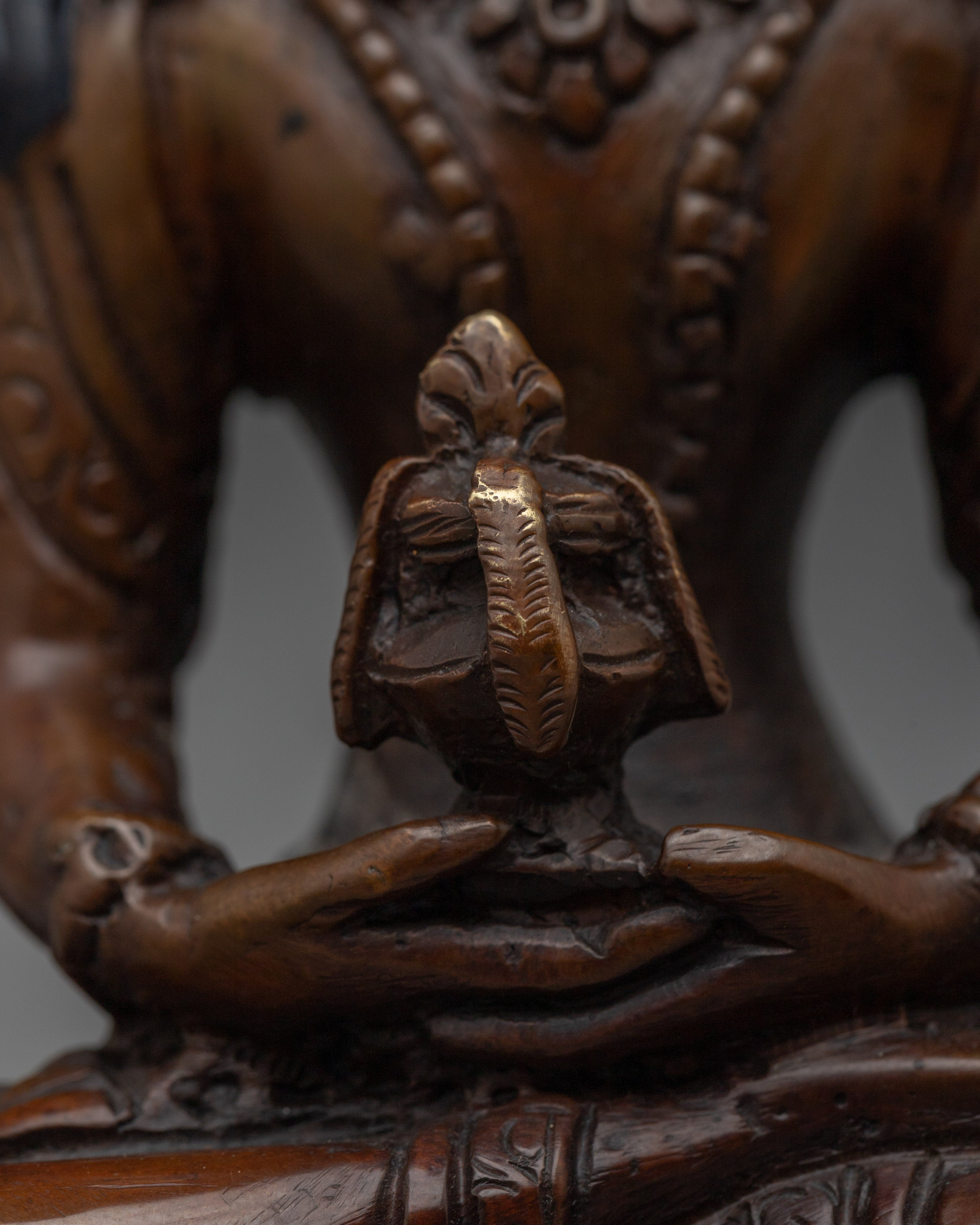 Handcrafted Amitayus Buddha Sculpture | Symbol of Longevity & Compassion