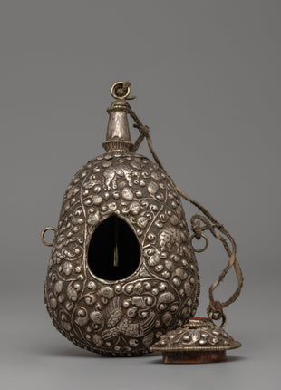 Tibetan Religious Snuff Bottle | A Sacred Ritual Vessel