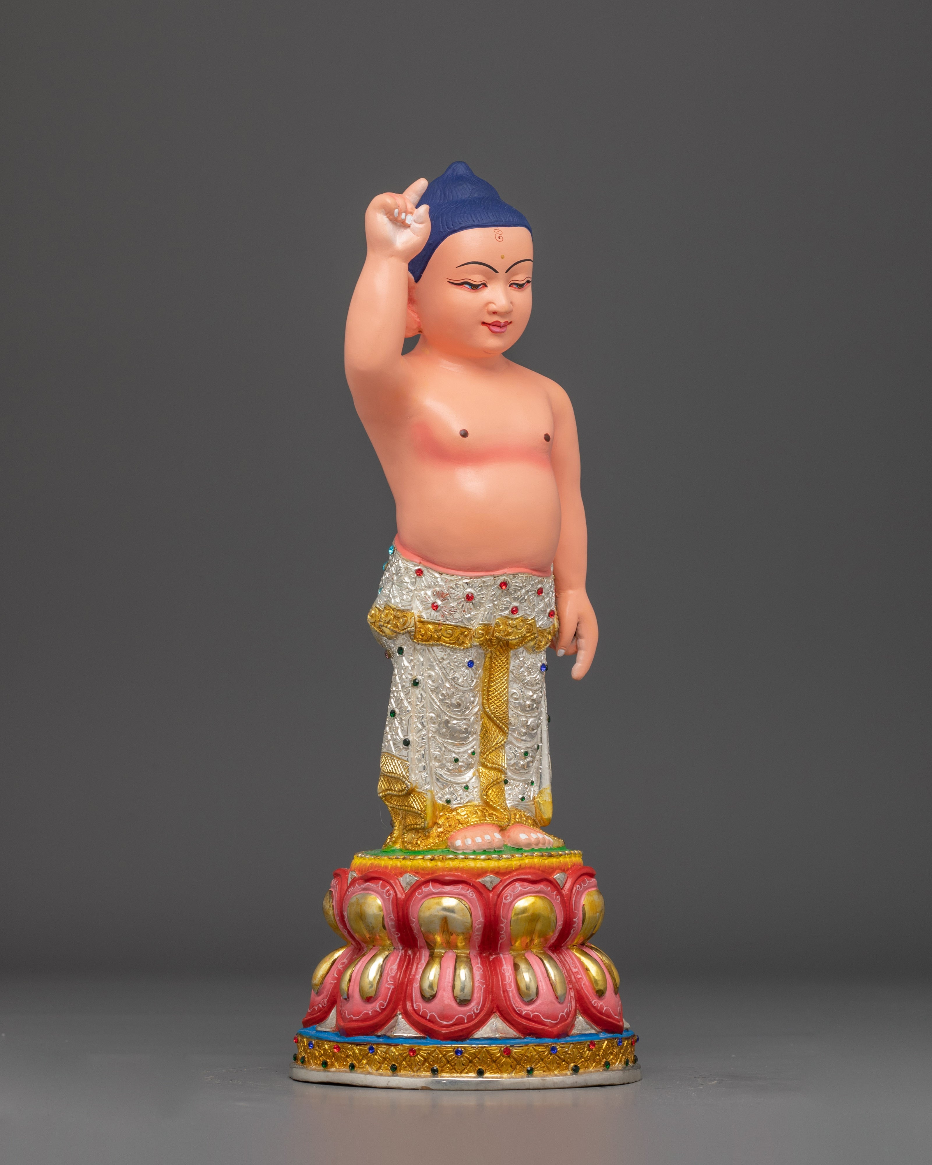 Tranquil Little Buddha Statue | Tibetan Baby Buddha Sculpture