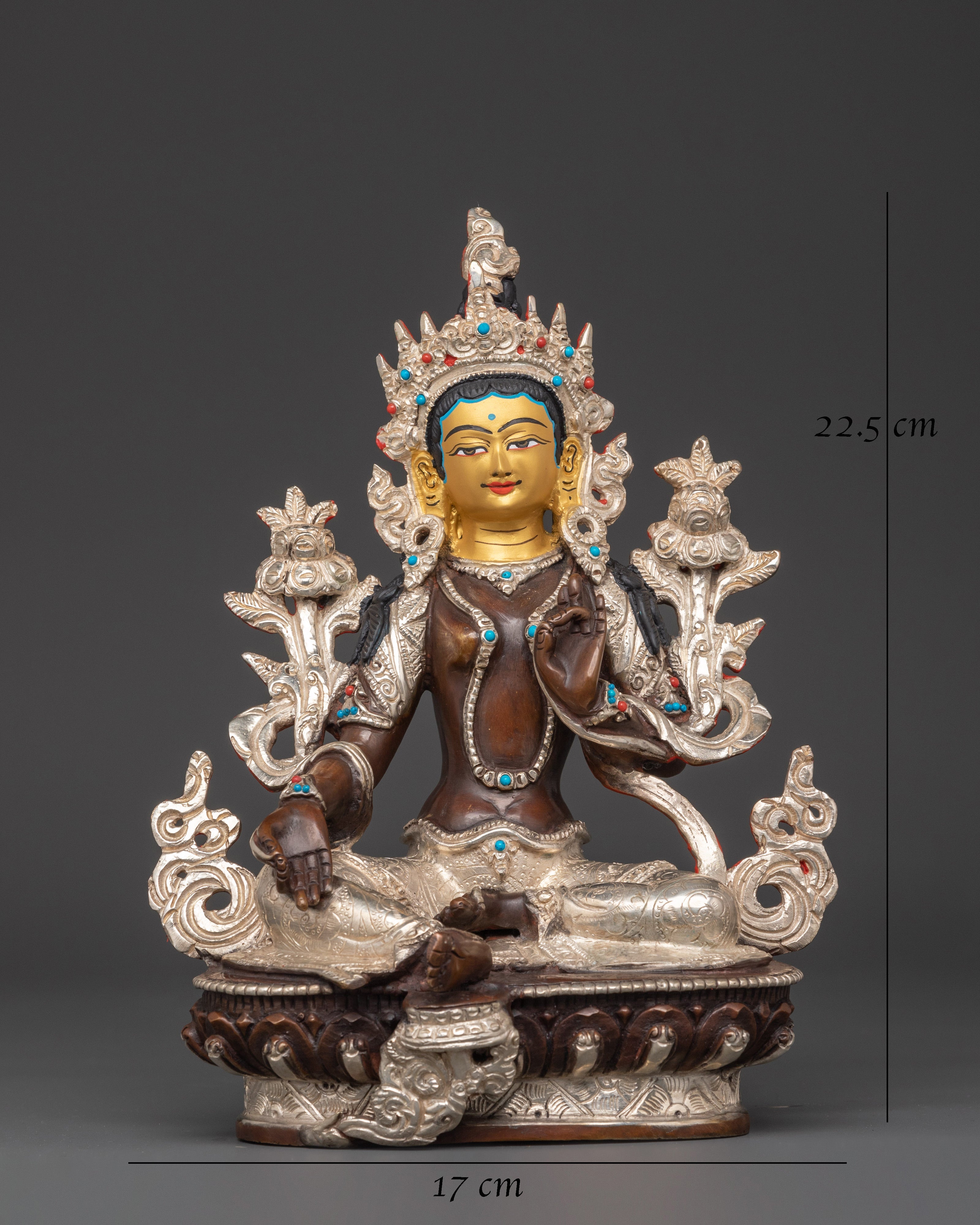Handmade Mother Shyama Tara Statue | Sacred Tibetan Buddhist Deity Art