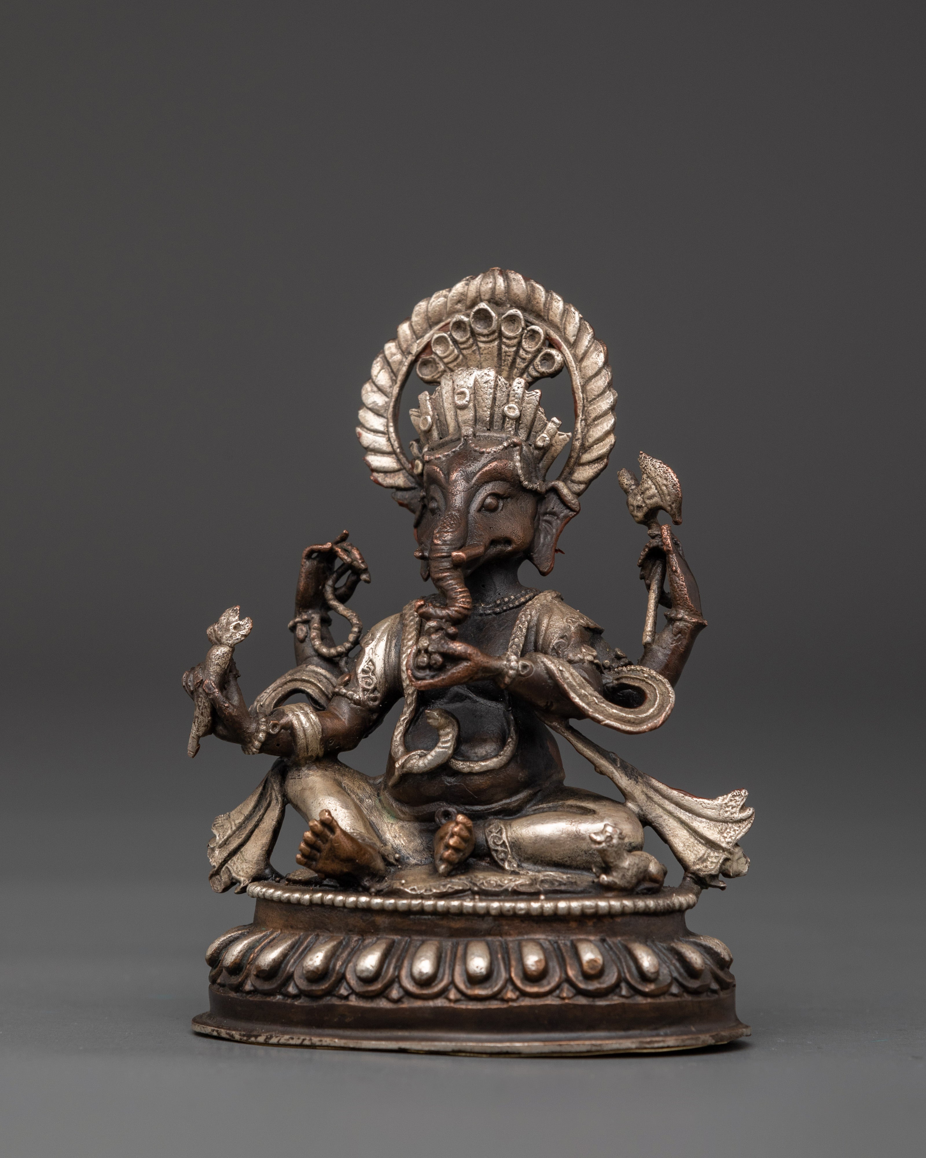 Lord Ganesh Blessing Statue | Handcrafted Spiritual Statue for Blessings & Meditation