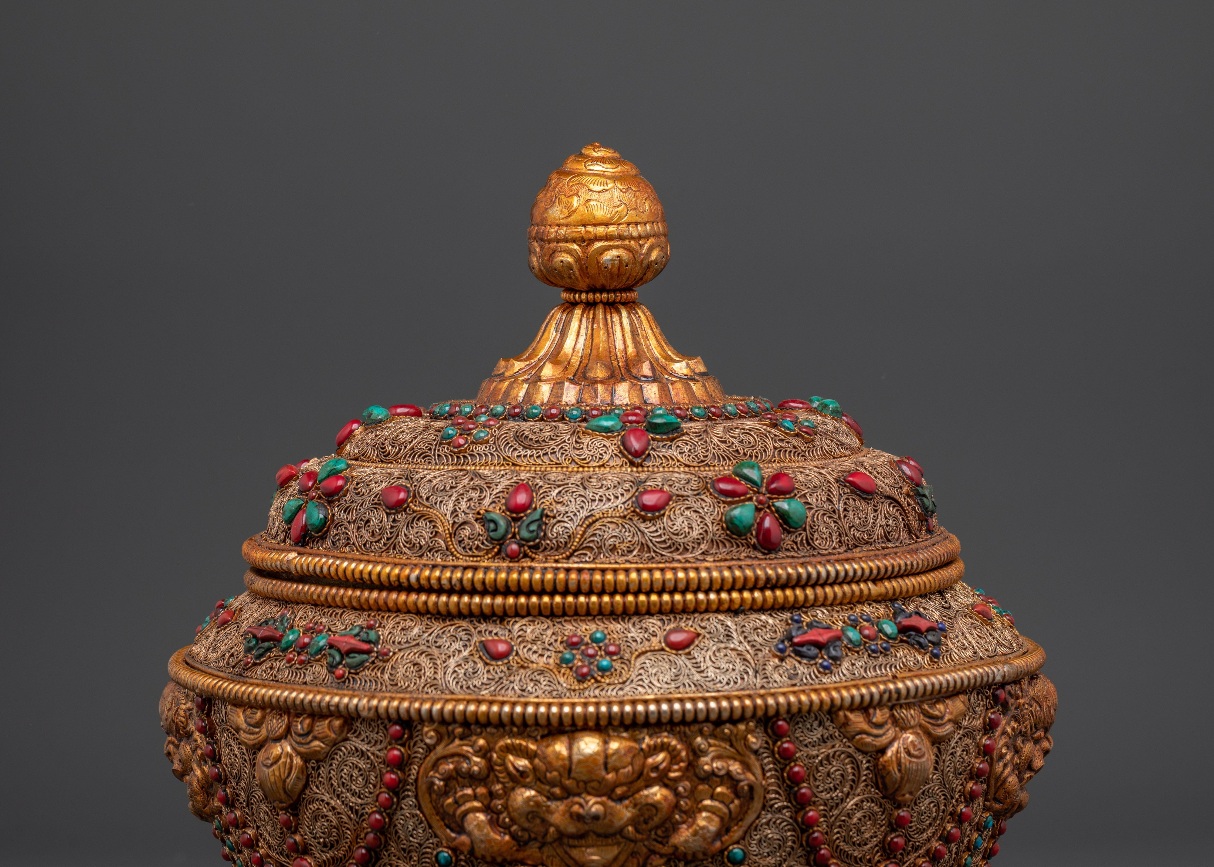 Traditional Ceremonial Rice Pot | Spiritual Ritual and Offering Pot
