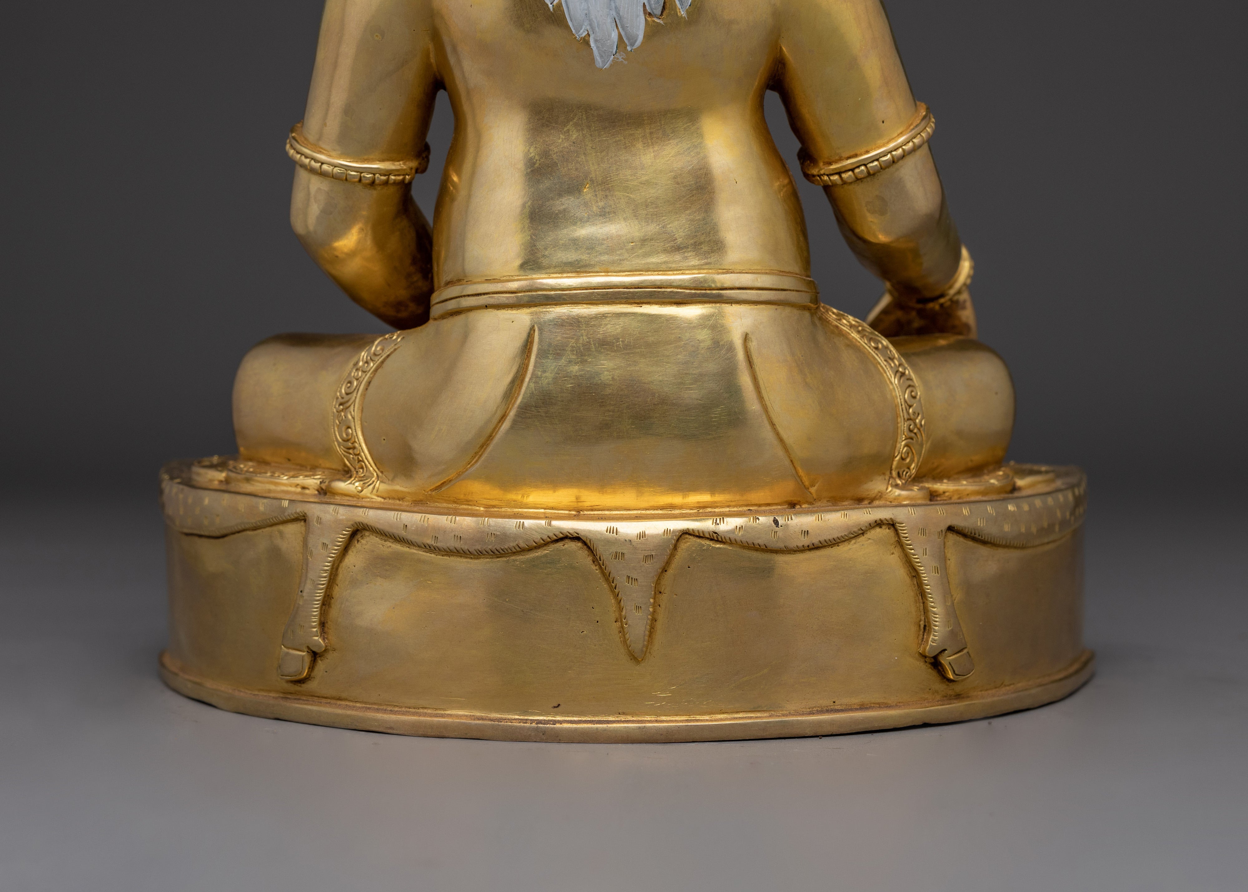 Handmade Guru Shapdum Copper Statue | Traditional Artwork