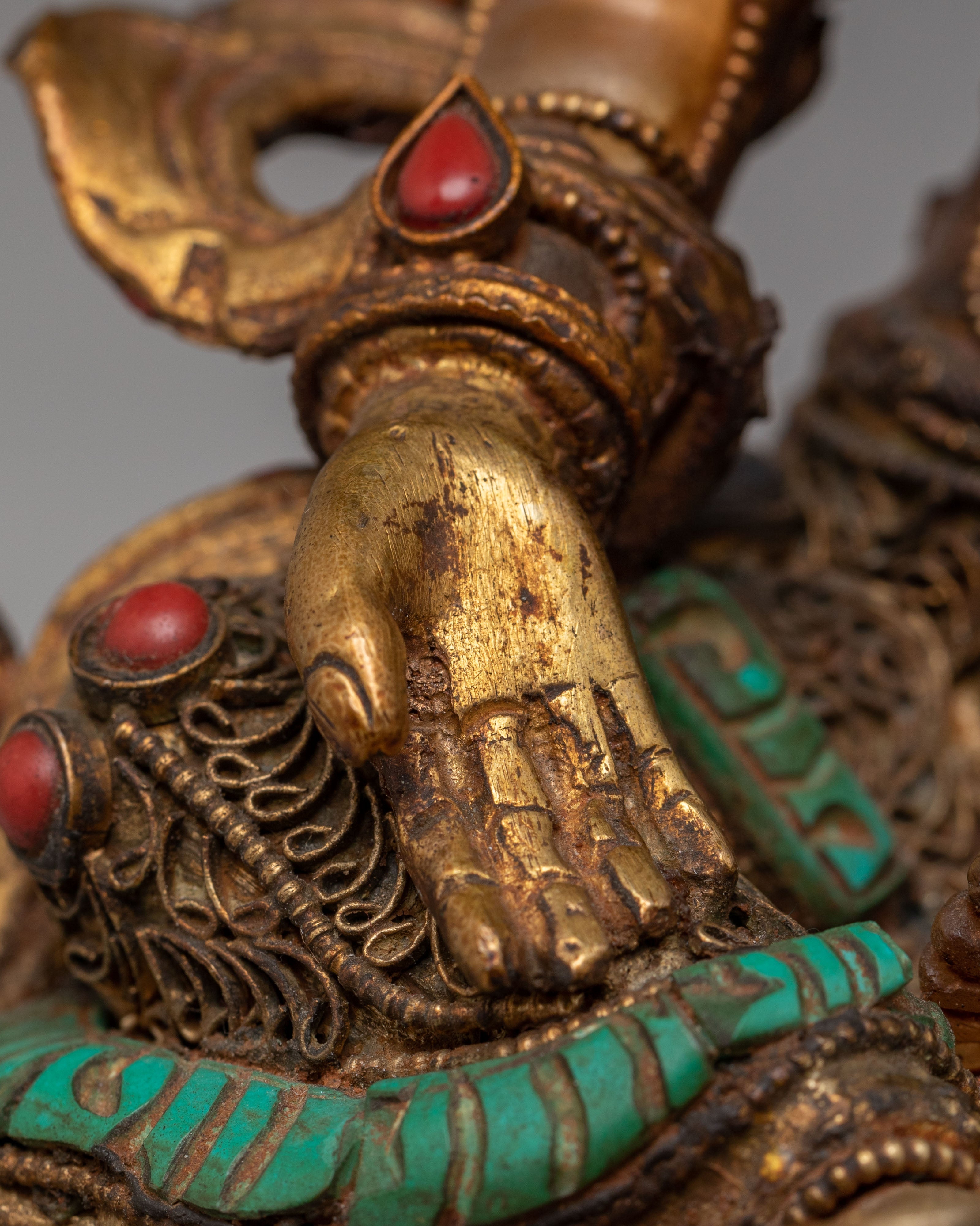Hindu Divine Mother Laxmi Statue | Handcrafted Himalayan Sacred Art