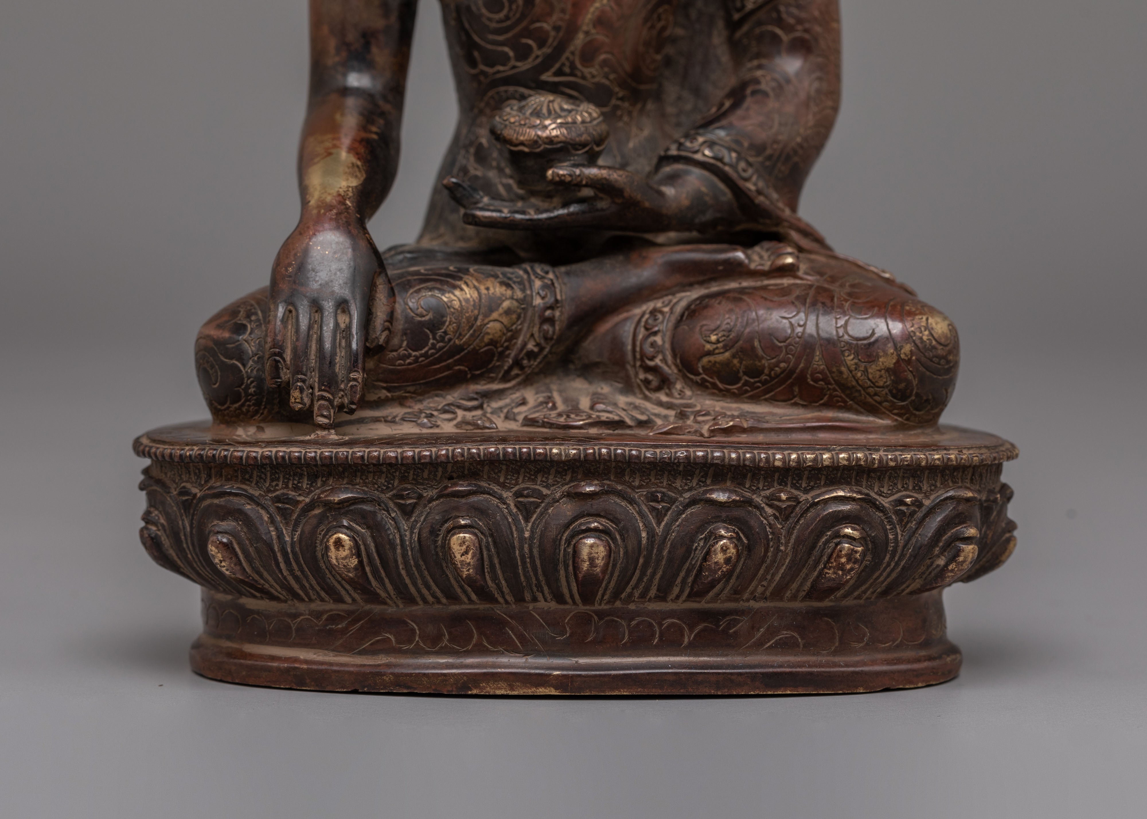Tibetan Shakyamuni Buddha Wisdom Statue | Handcrafted Sculpture for Meditation