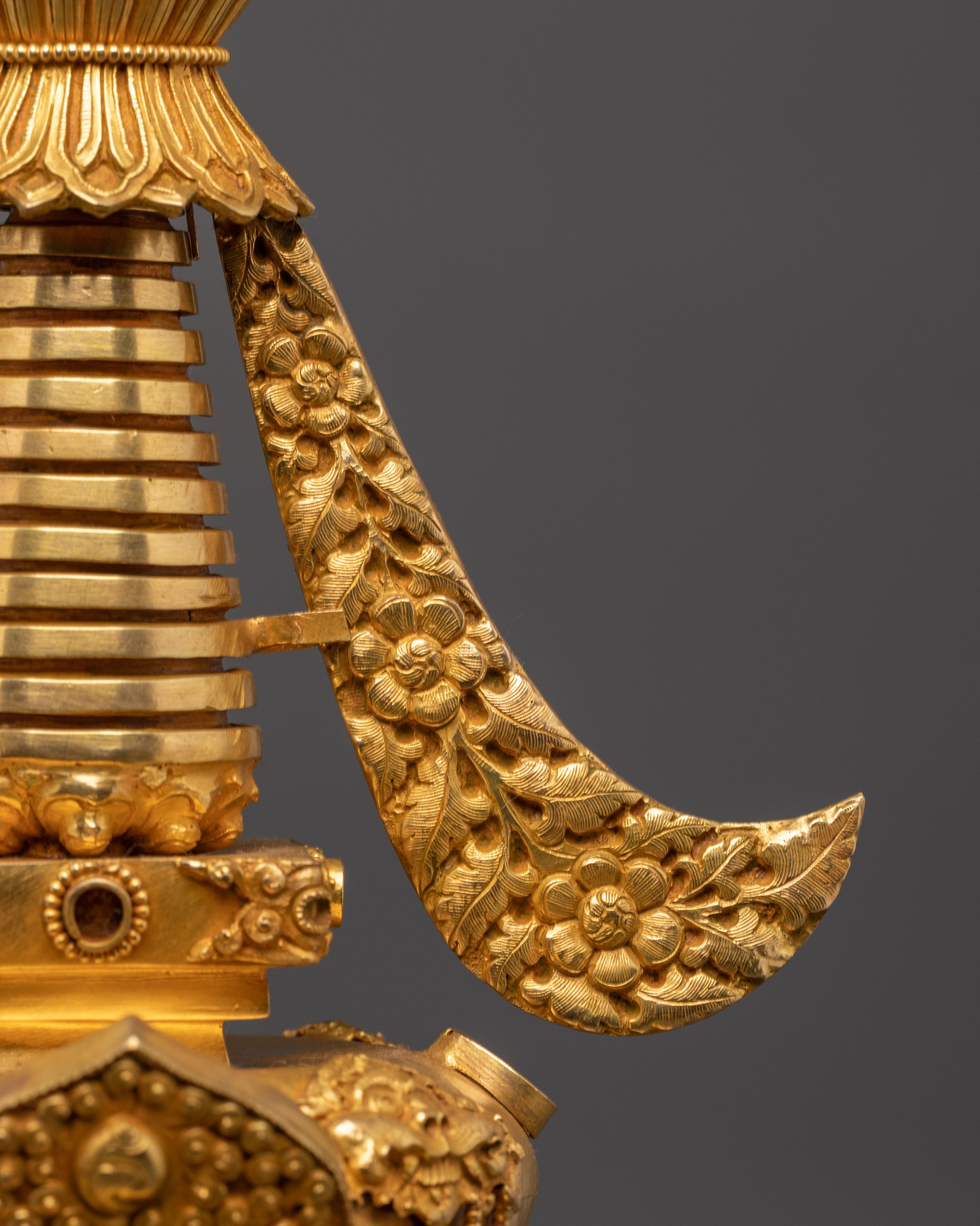 Spiritual Stupa Sculpture | Handcrafted Tibetan Buddhist Art
