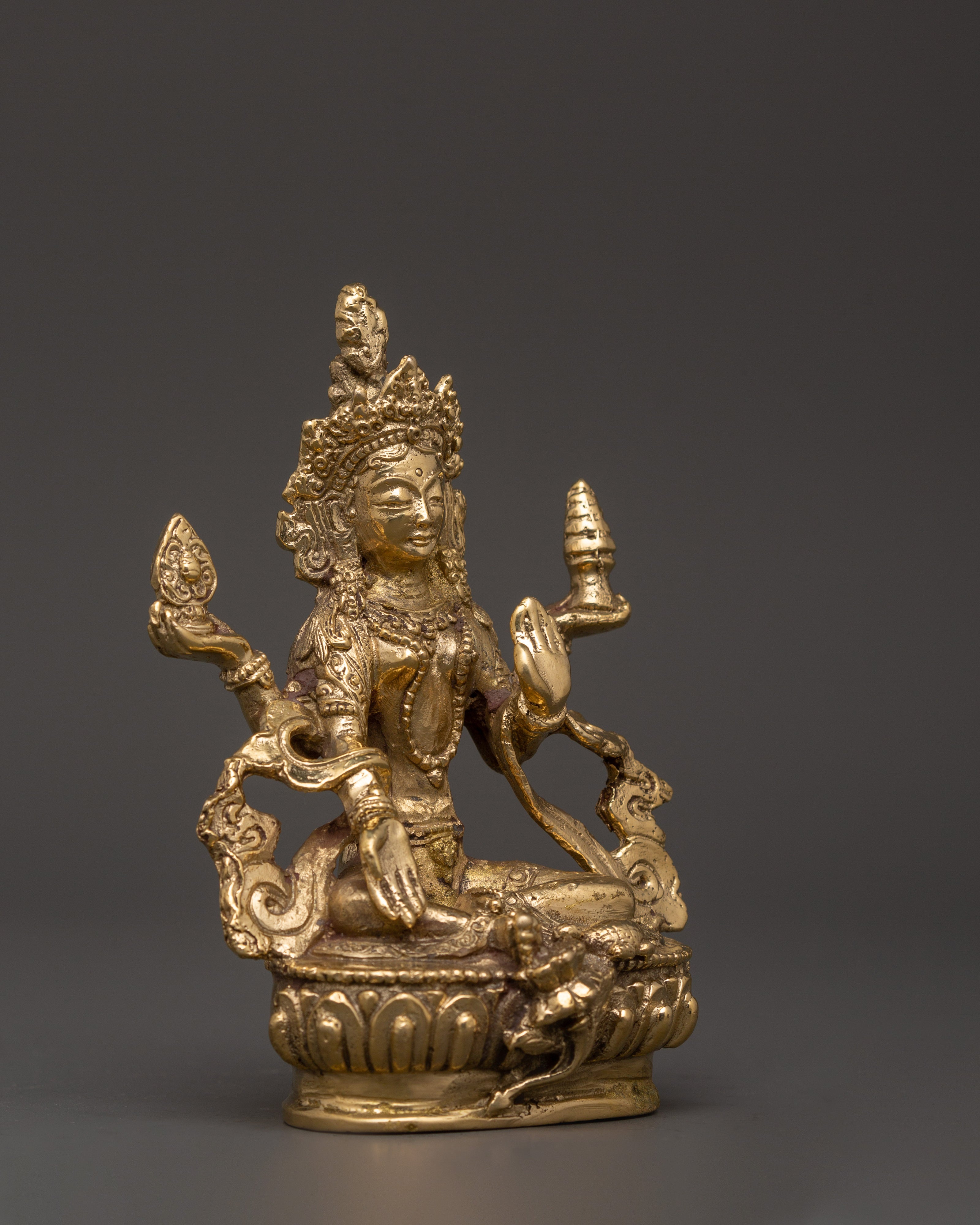 Handcrafted Laxmi Statue for Altar | The Goddess of Prosperity and Wealth