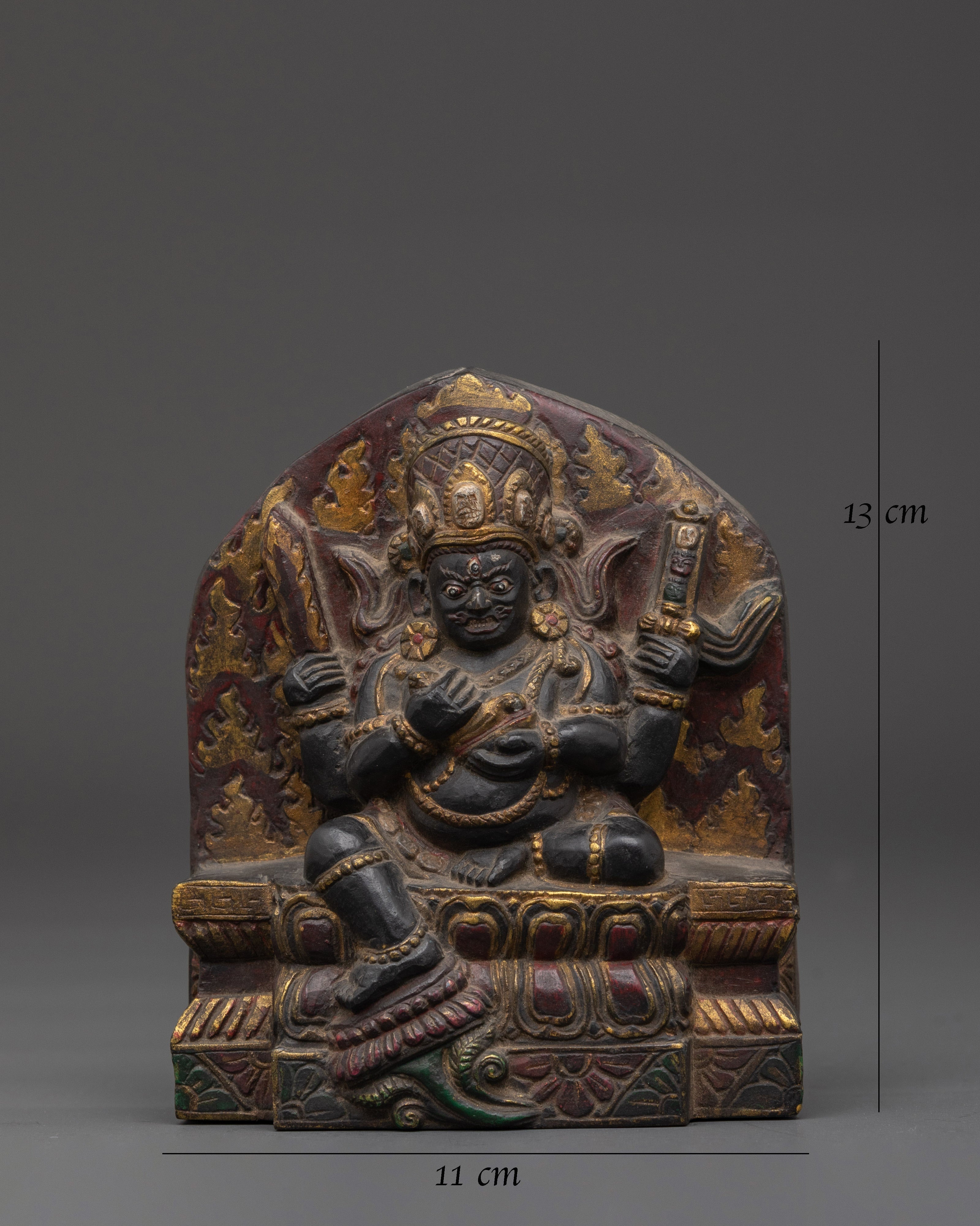Sakya Buddhism Mahakala Statue for Protection and Transformation