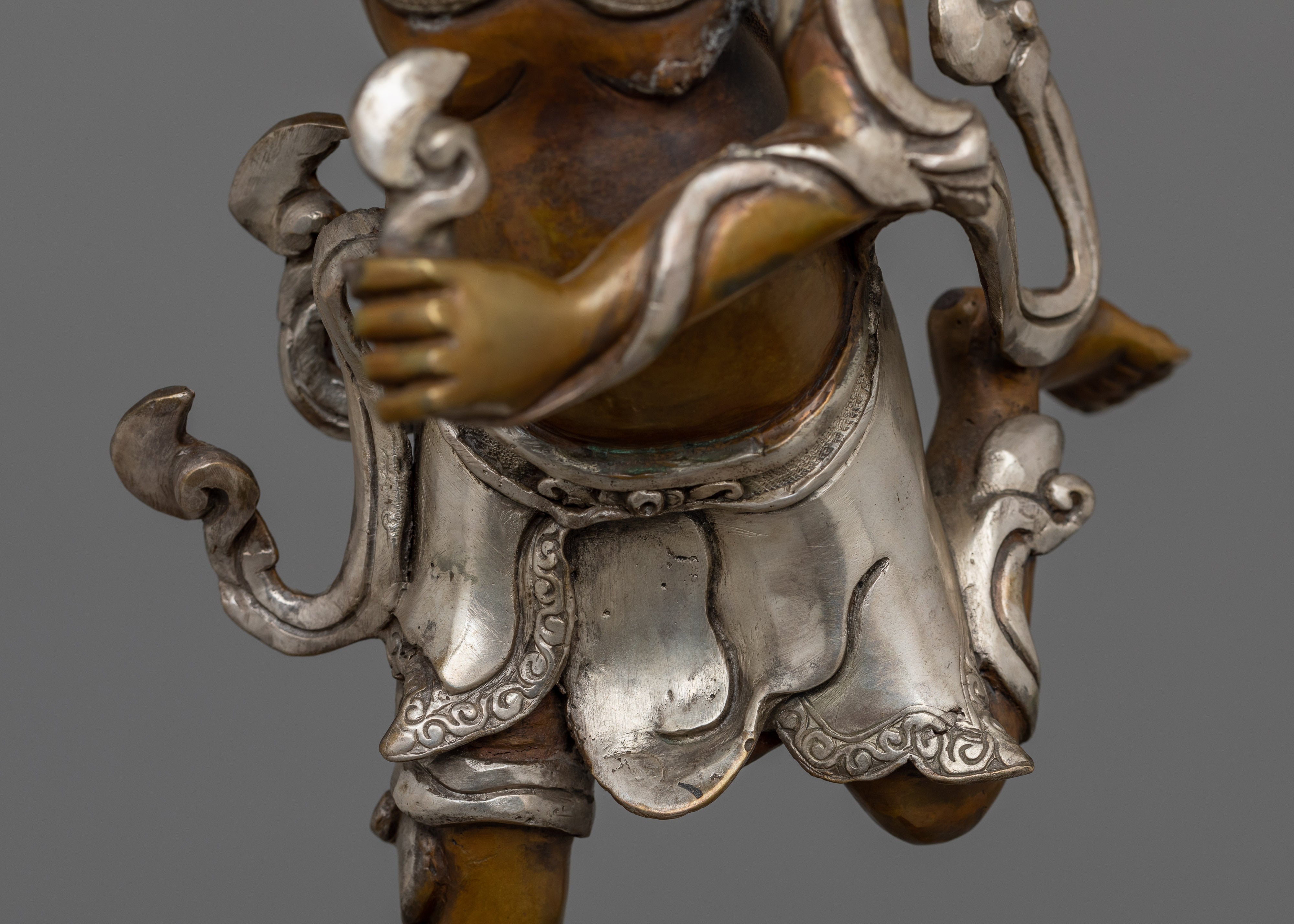 Oxidized Kui Xing Statue | The Chinese Deity of Literature and Examinations