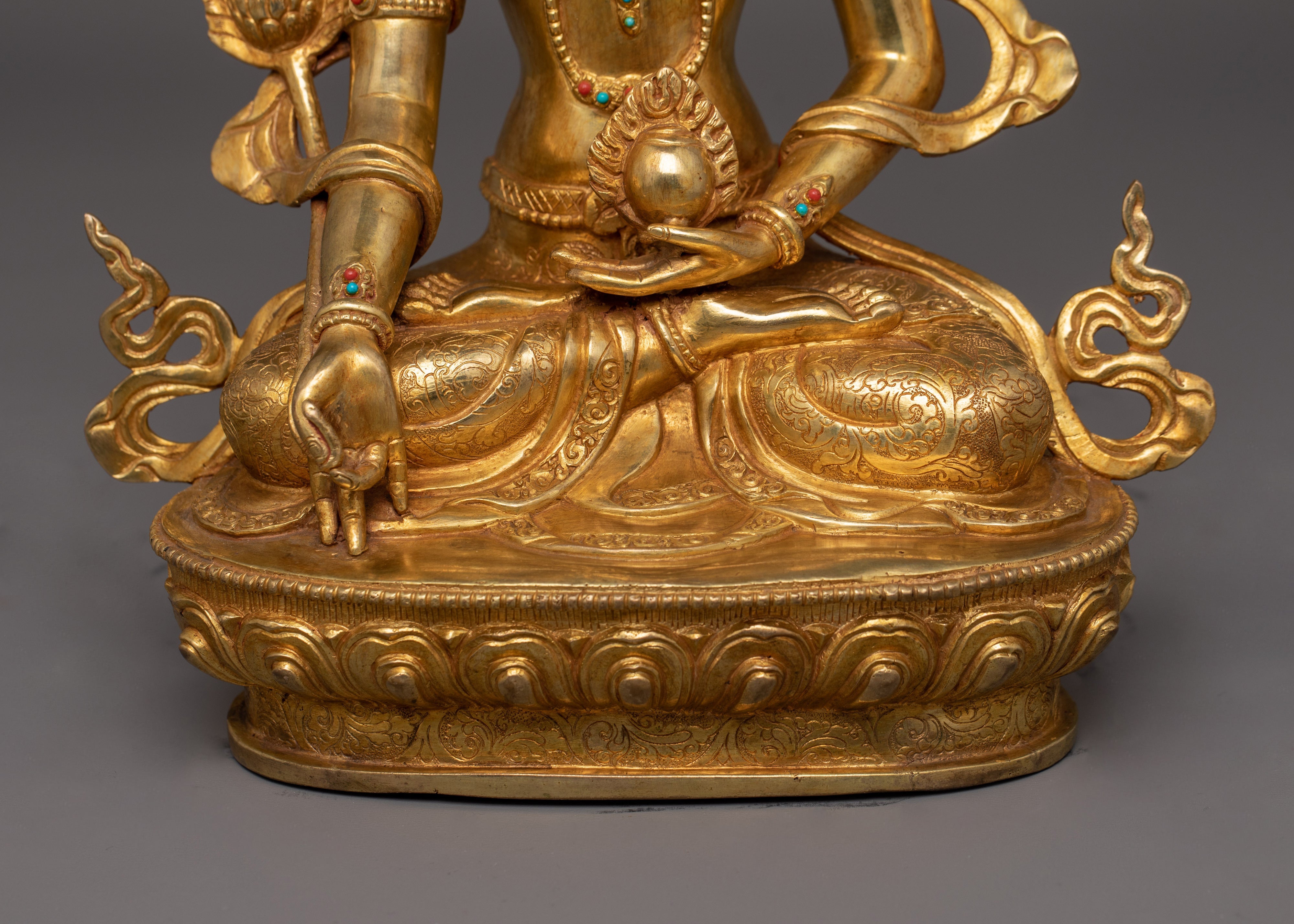 The Savior of Hell Beings Kshitigarbha Statue | Bodhisattva of Great Vows