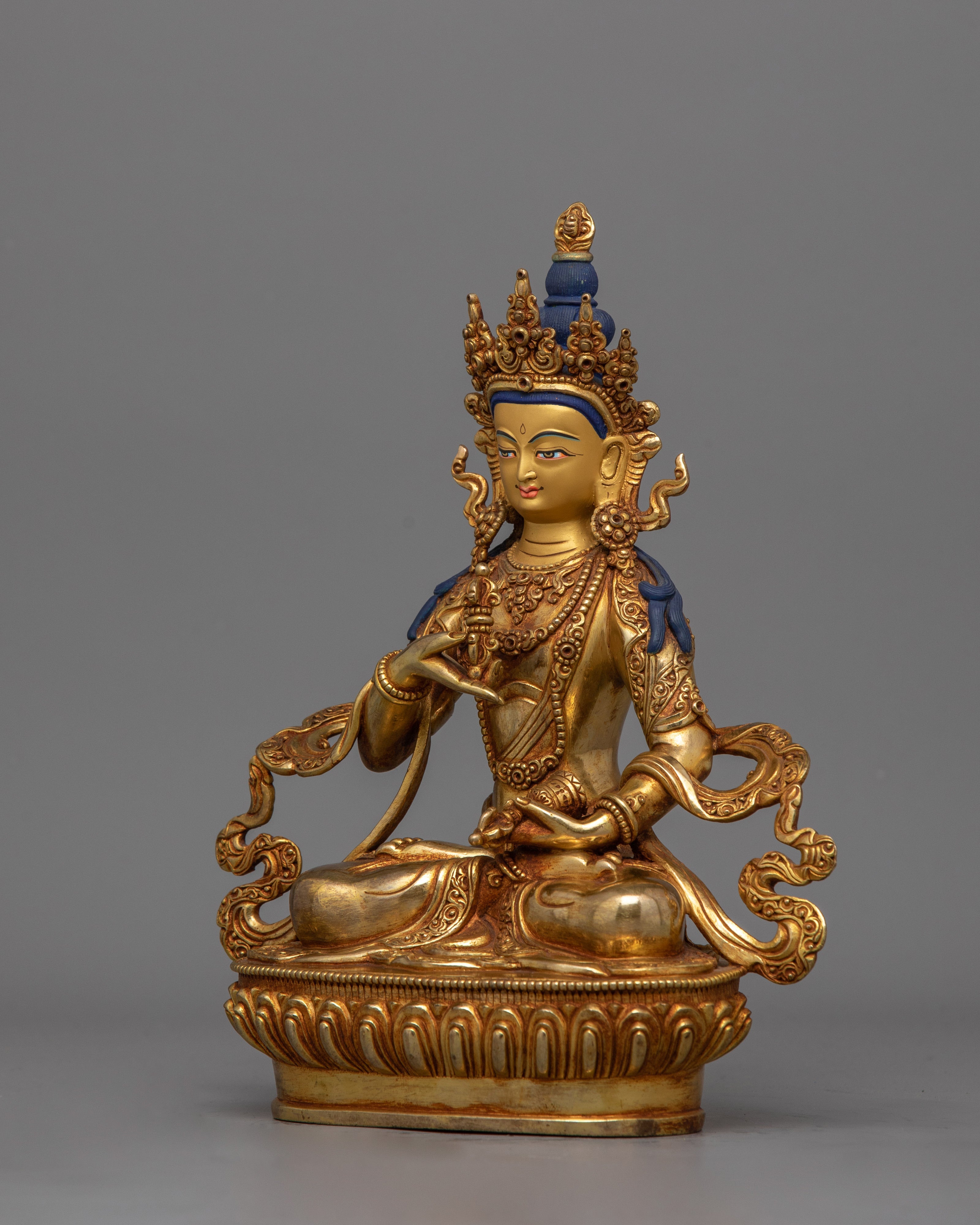 Handcrafted Vajrasattva Buddhist Sculpture | Deity of Purification