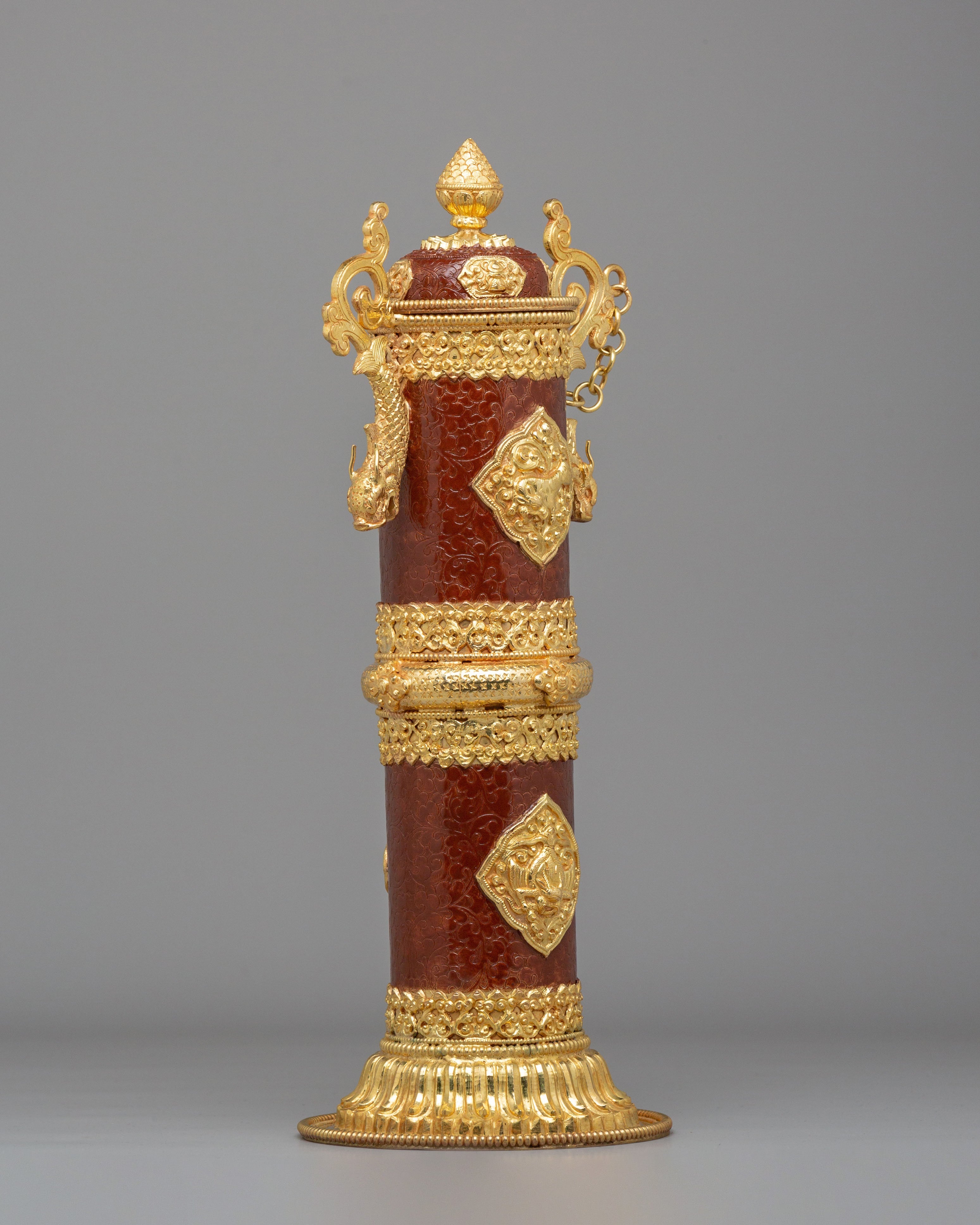 Handmade Incense Holder | Gold-Plated Copper Inense Holder for Altar