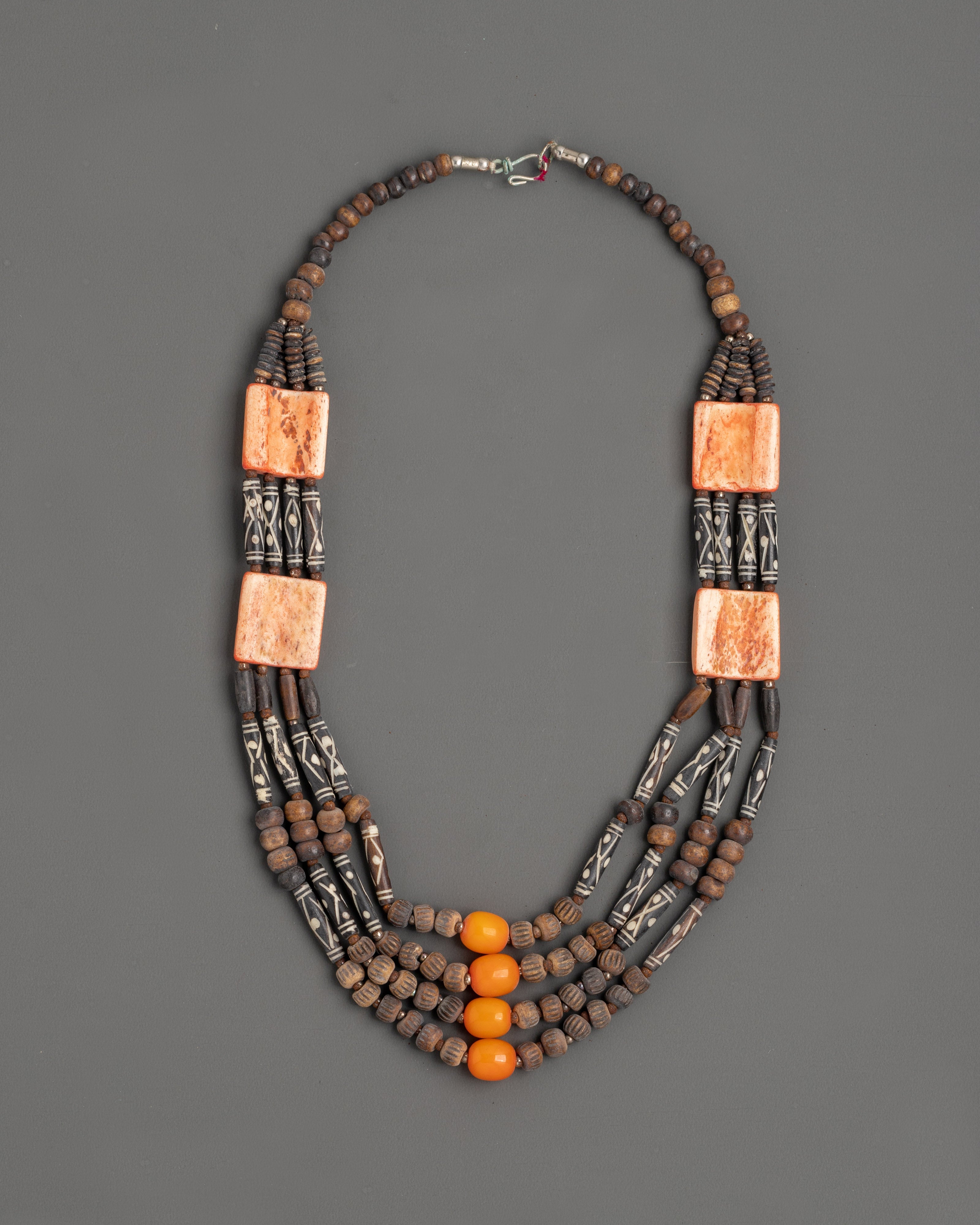 Tibetan Necklace with Auspicious Symbol | Unique Spiritual Buddhist Jewelry