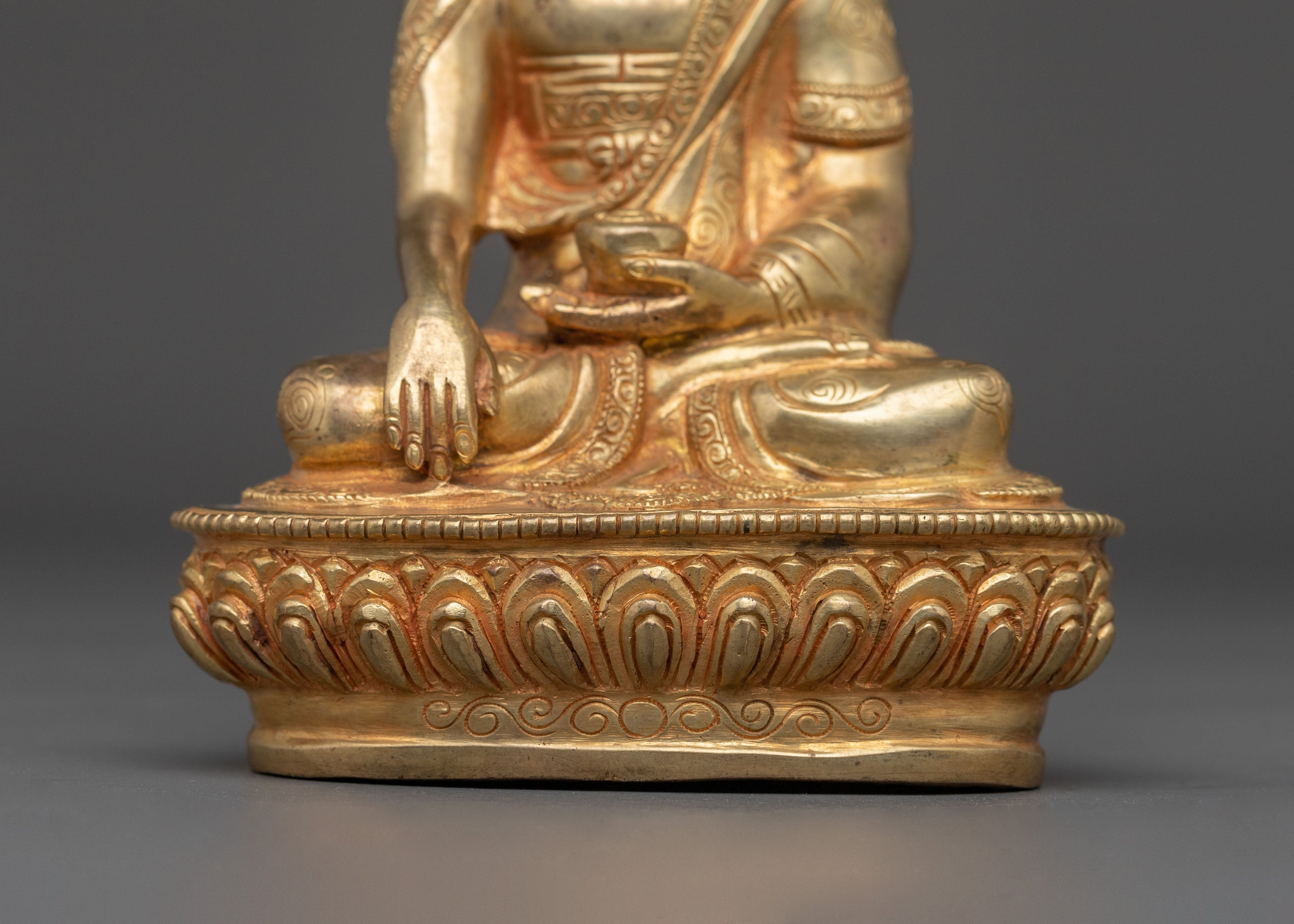 Traditional Handmade Shakyamuni Buddha Sculpture | Spiritual Home Decor