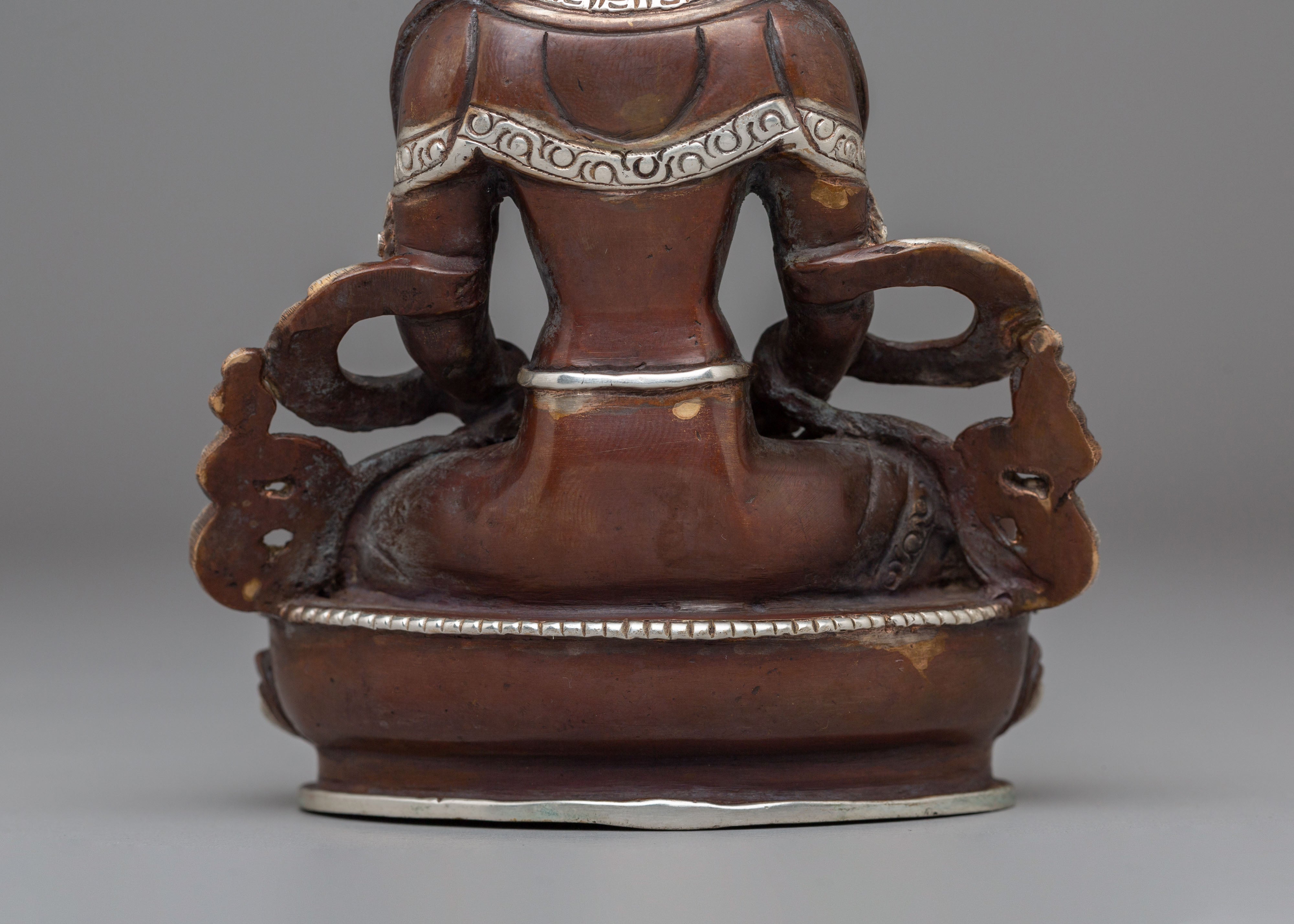 Sacred Handmade Amitayus Statue | Meditation and Rituals