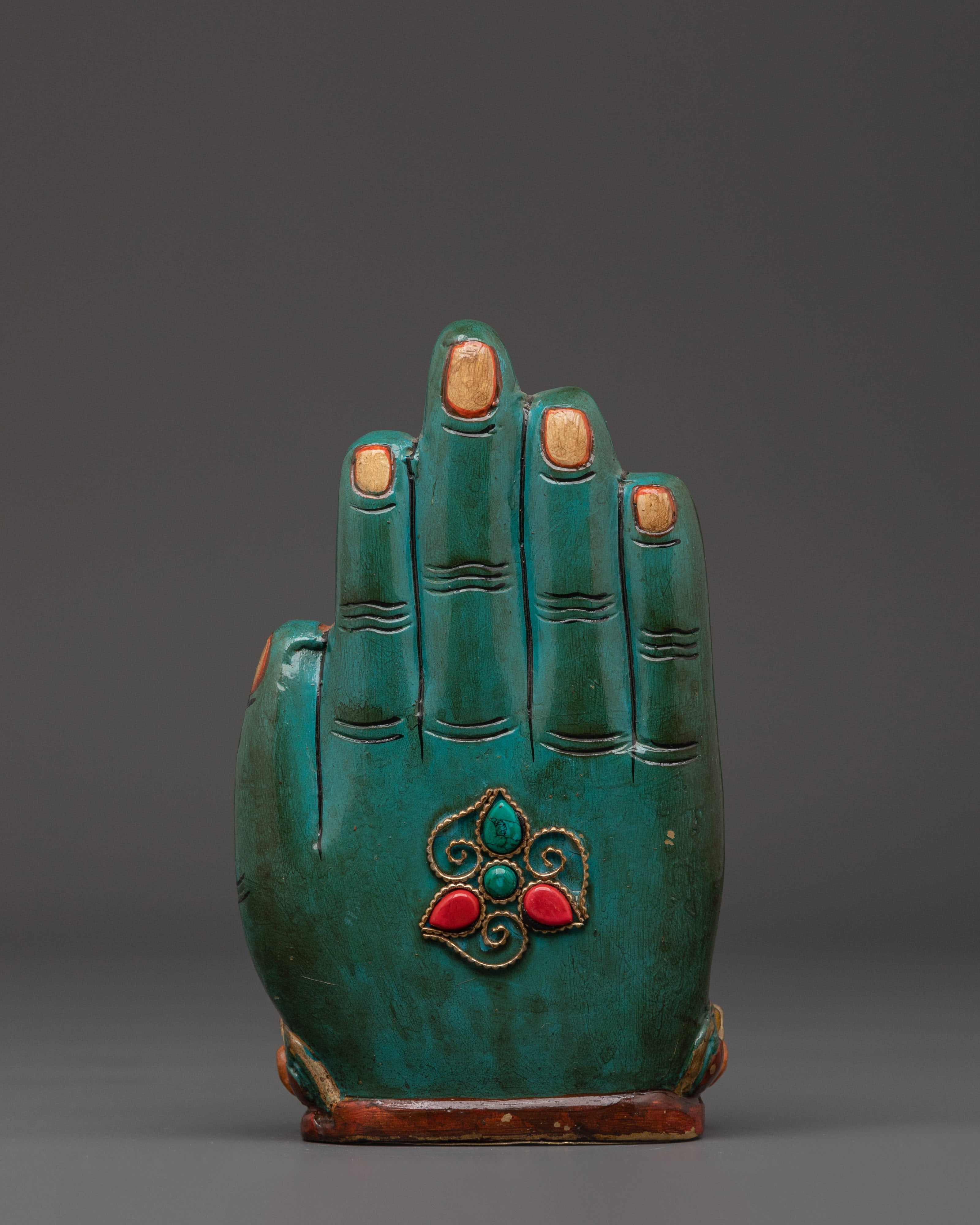 Handcrafted Amoghasiddhi Buddha Figurine | Symbol of Protection & Wisdom