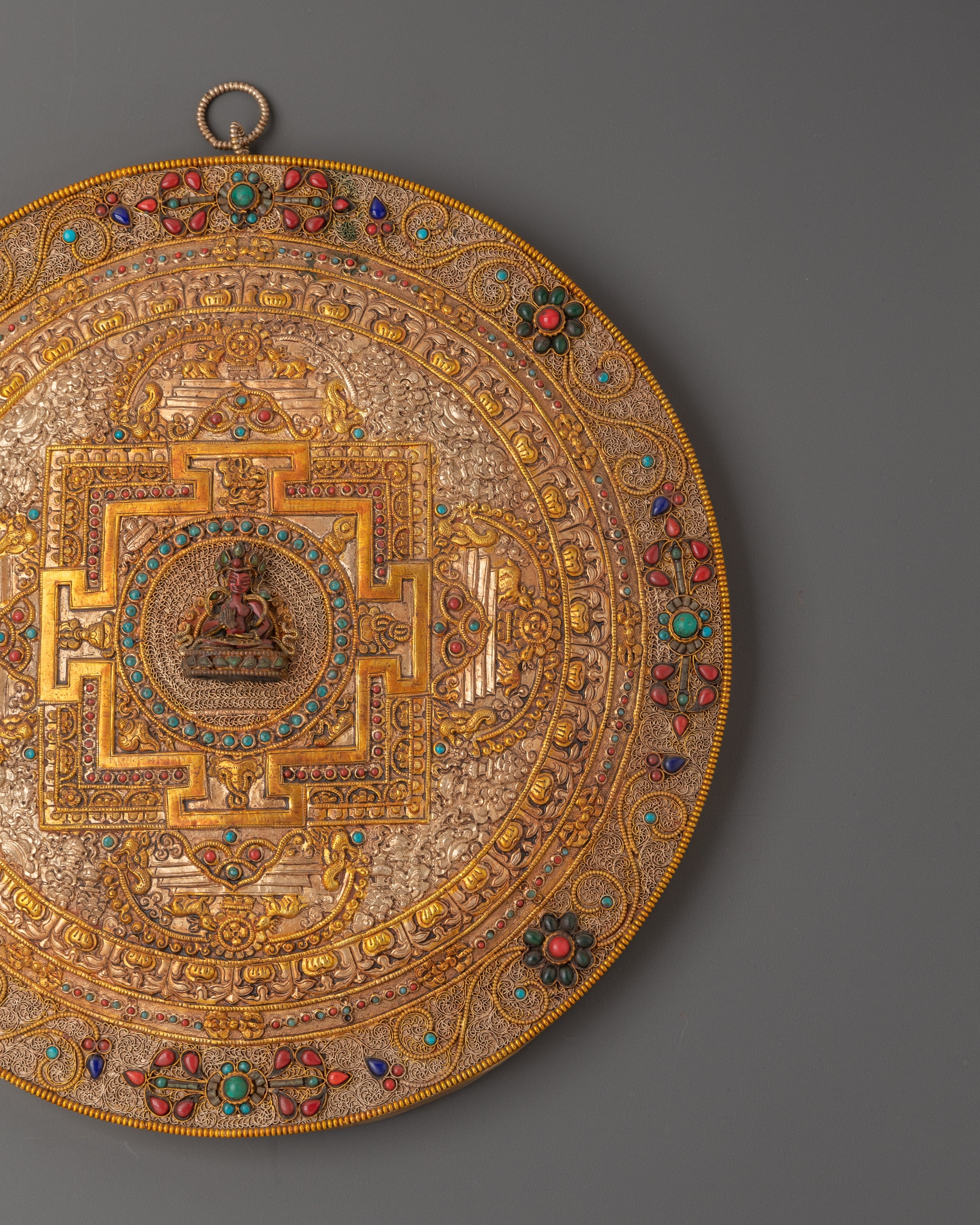 Traditional Handcrafted Wall Hanging | Sacred Buddhist Art