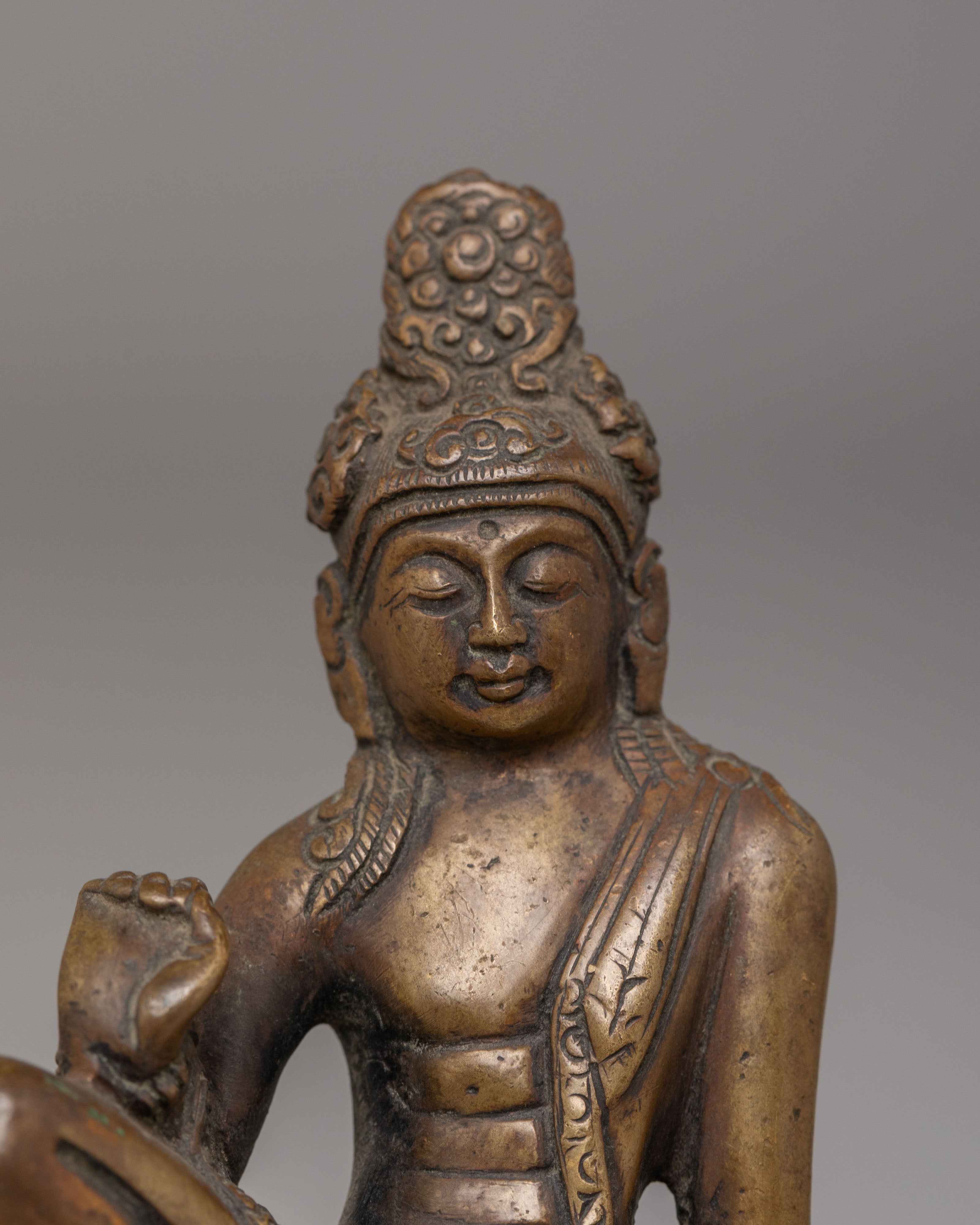 Handcrafted Lord Indra Figurine | Himalayan Sacred Art