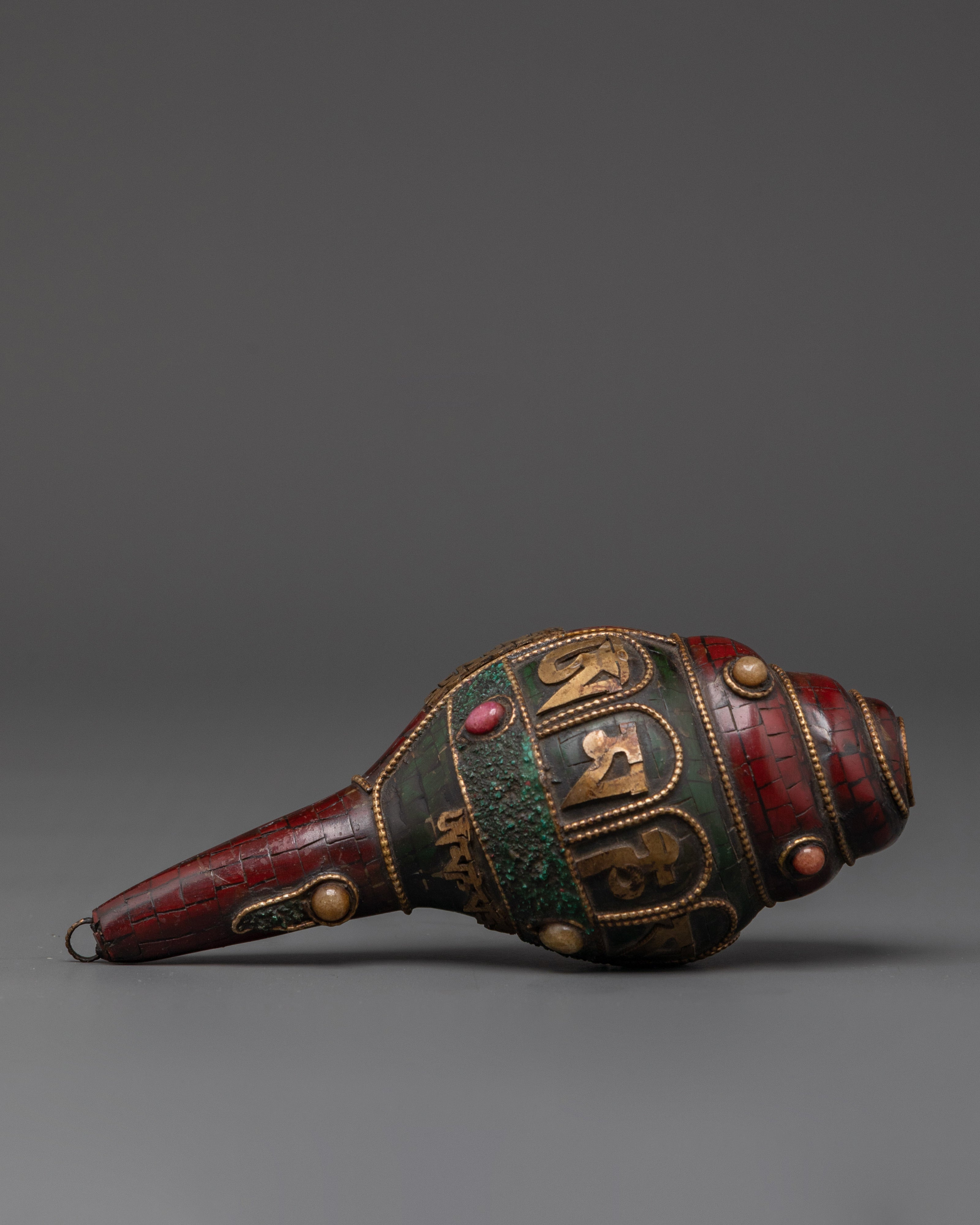 Spiritual Conch Shell |  Ritual Conch for Puja, Meditation, and Sacred Ceremonies
