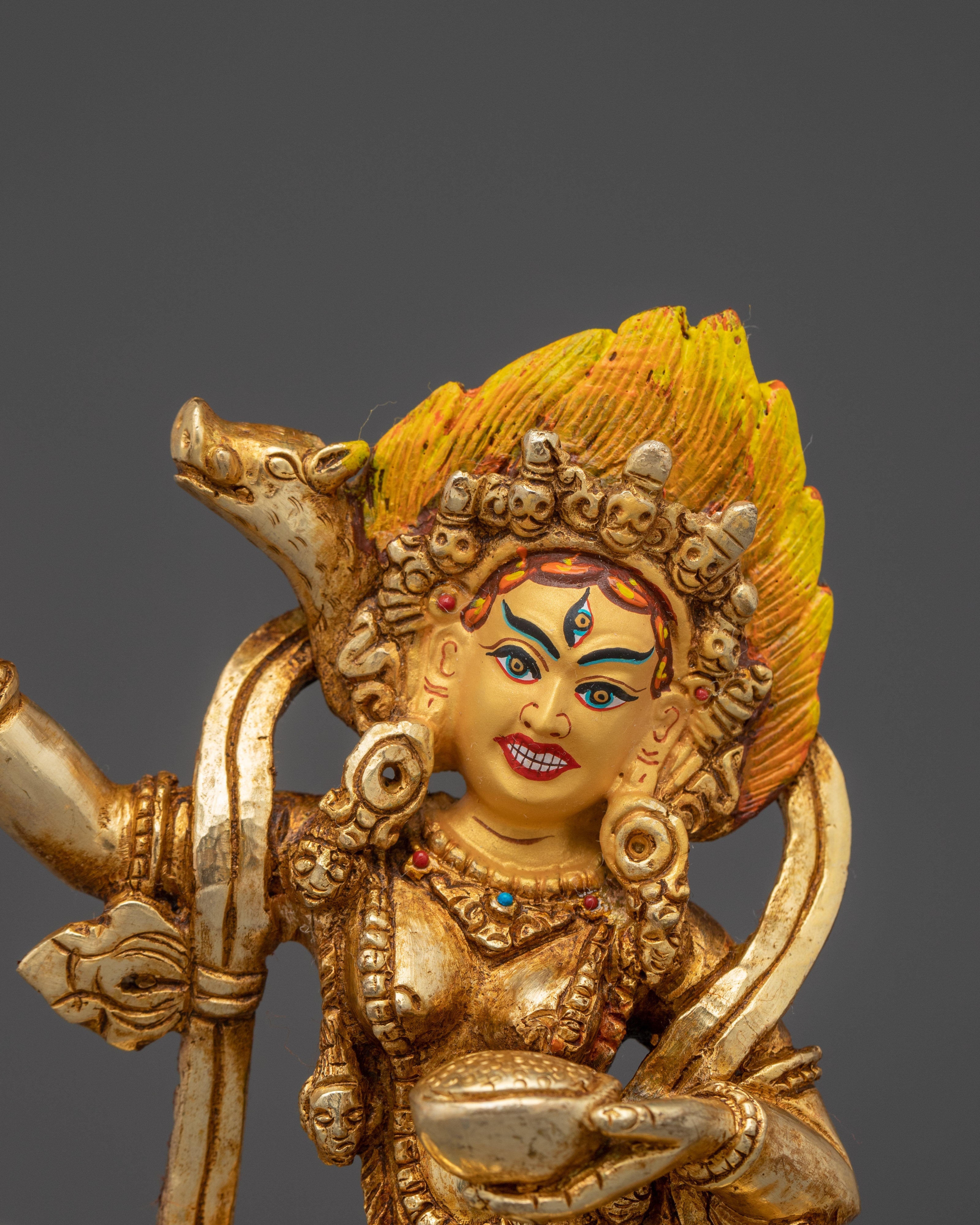 Handcrafted Vajravarahi Statue | Tibetan Buddhist Goddess Sculpture