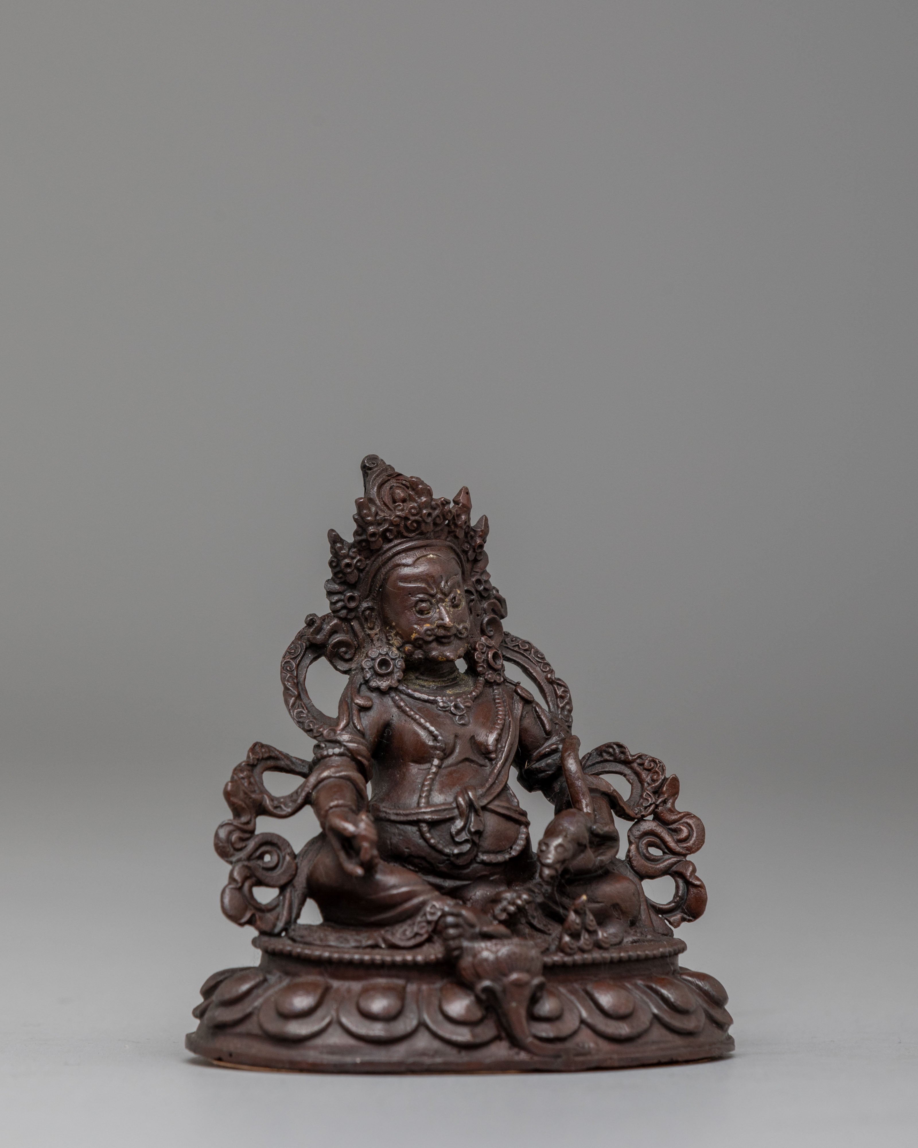 Machine Made Dzambhala Figure | Sacred Symbol of Prosperity