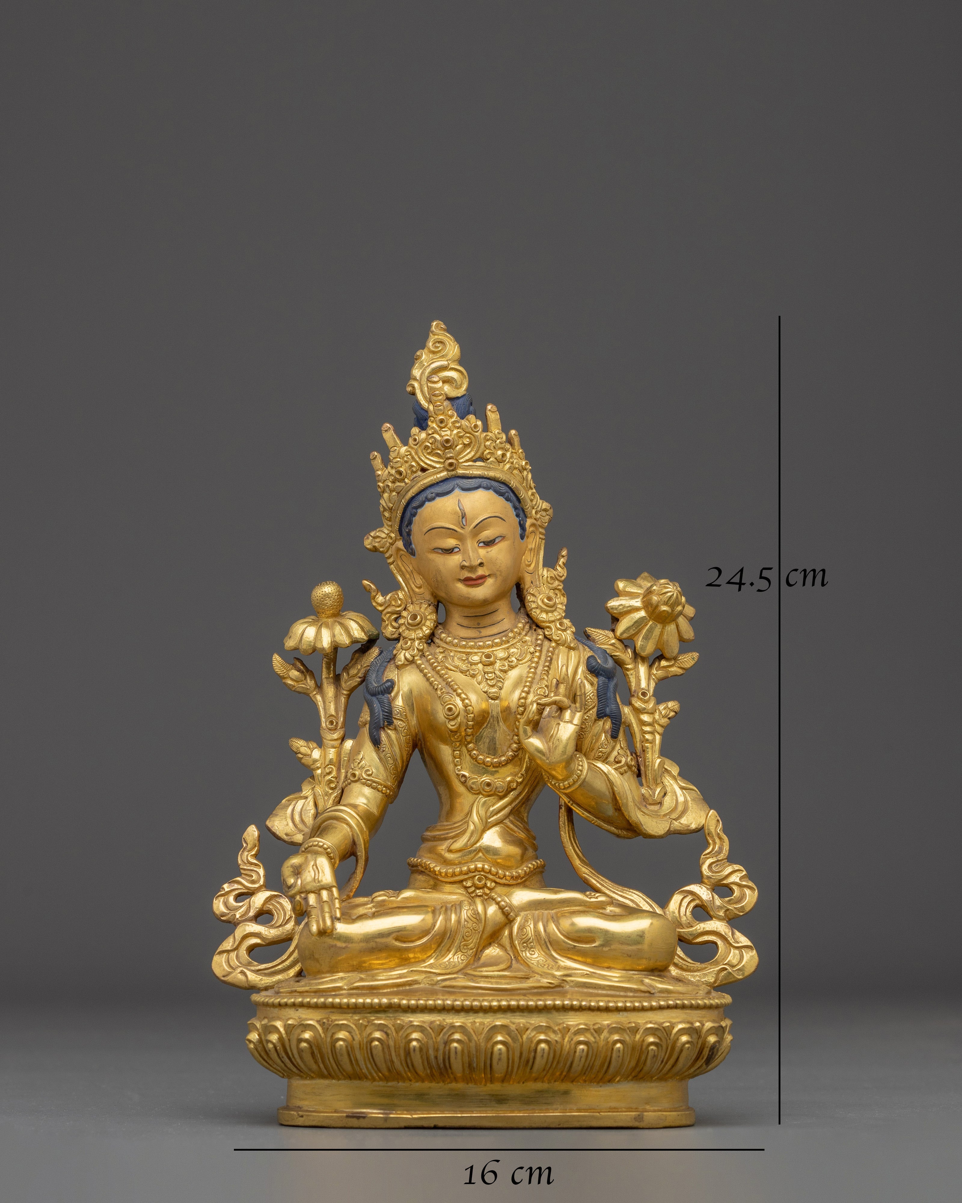 Traditional Sita Tara Spiritual Sculpture | Tibetan Goddess Tara Statue
