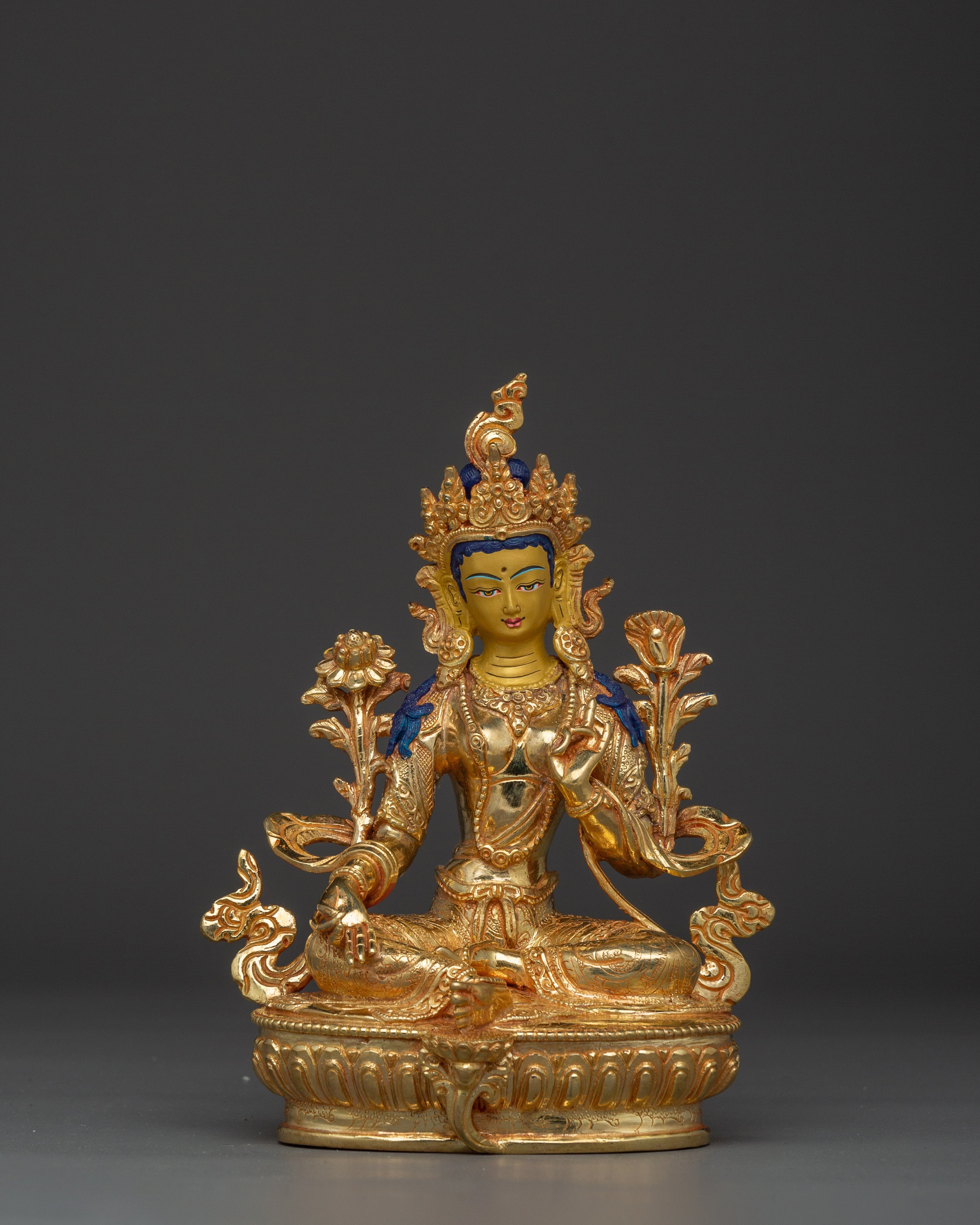 Tibetan Compassionate Deity Shyama Tara Statue