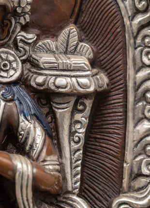 Manjushri Bodhisattva Sculpture | Hand-Crafted Sculpture of Wisdom Deity