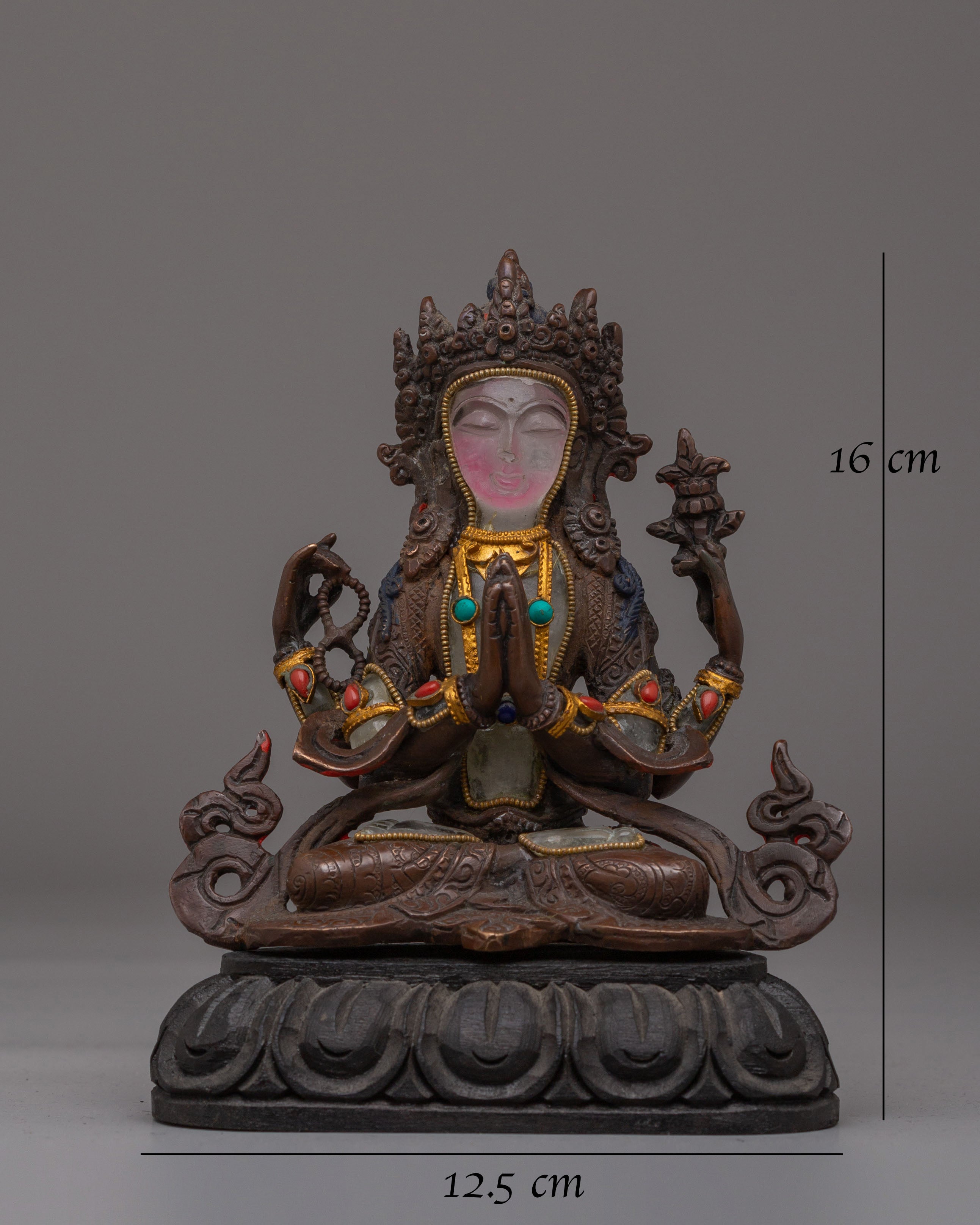 Bodhisattva Chenrezig Nepal Statue | Divine Representation of Compassion and Peace