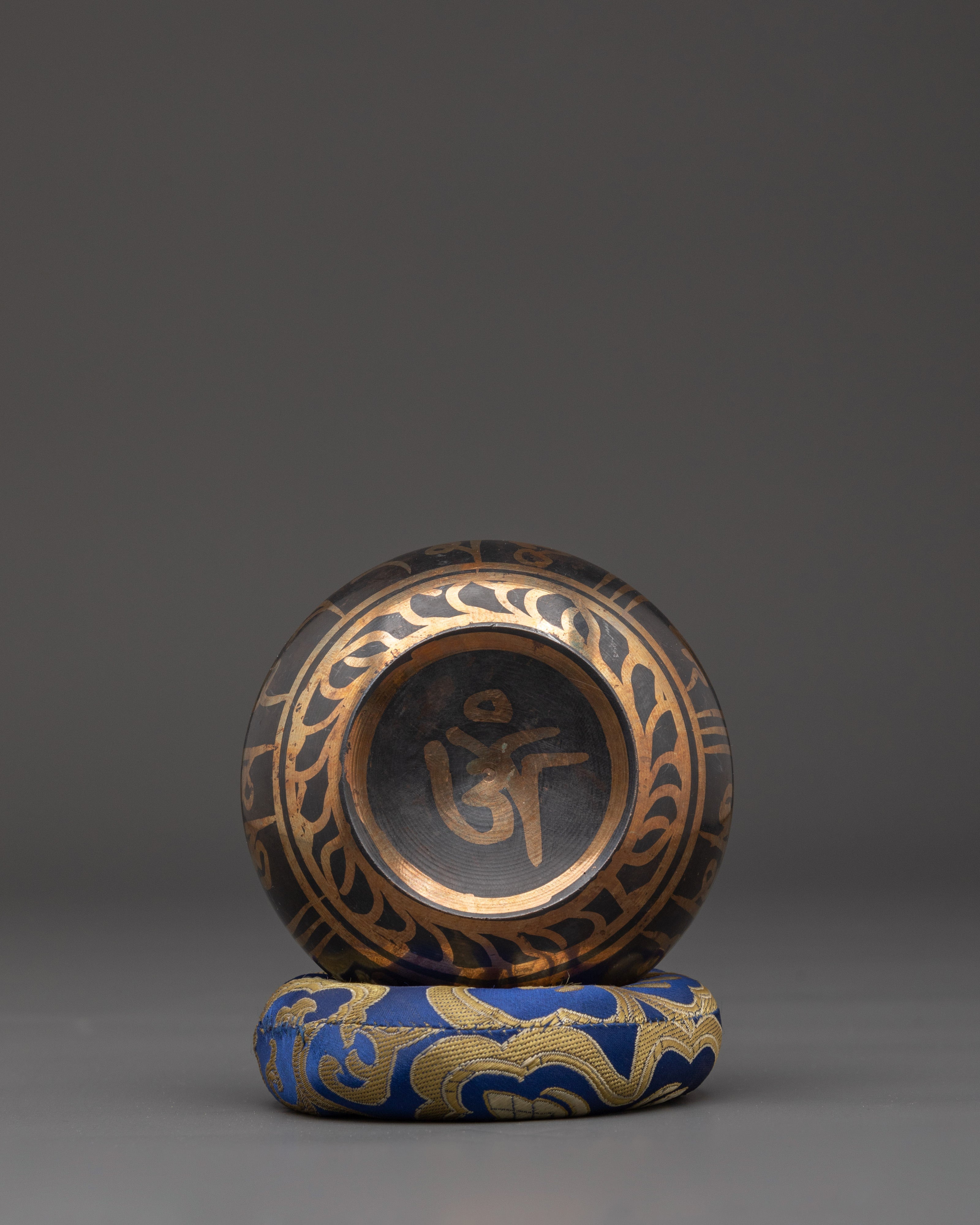 Handcrafted Bronze Singing Bowl |  Sound Healing Bowl with Stick for Meditation