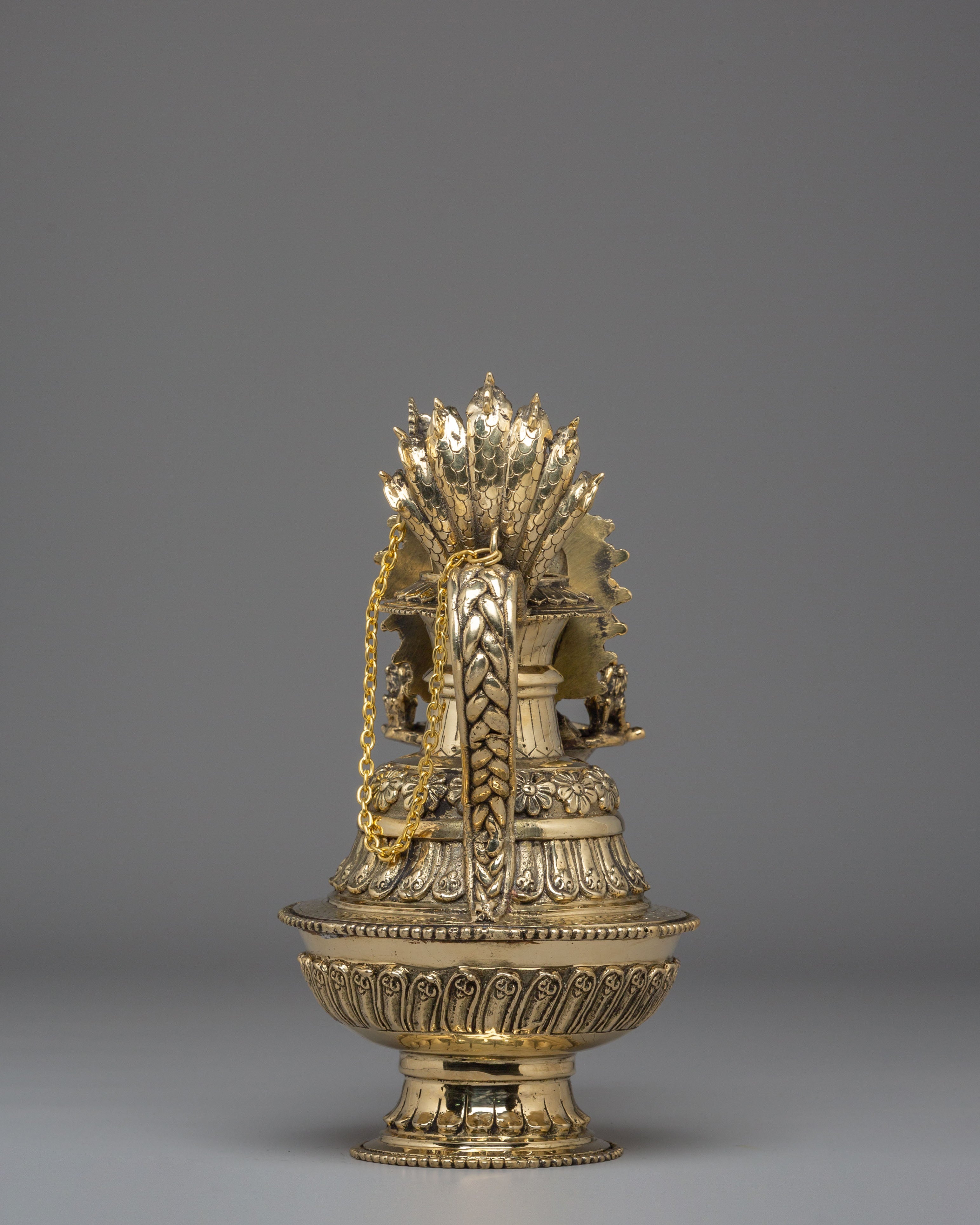 Sukunda Oil Lamp | Handcrafted Brass Ganesh Deepa