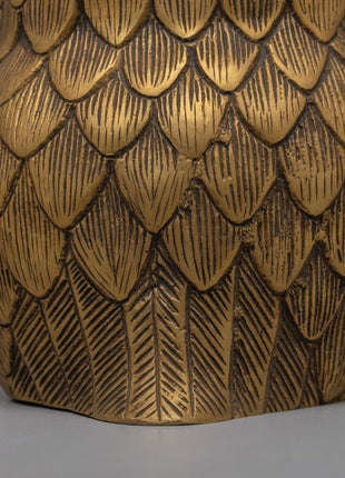 Handcrafted Brass Body Owl Figurine | Symbolizing Wisdom and Prosperity