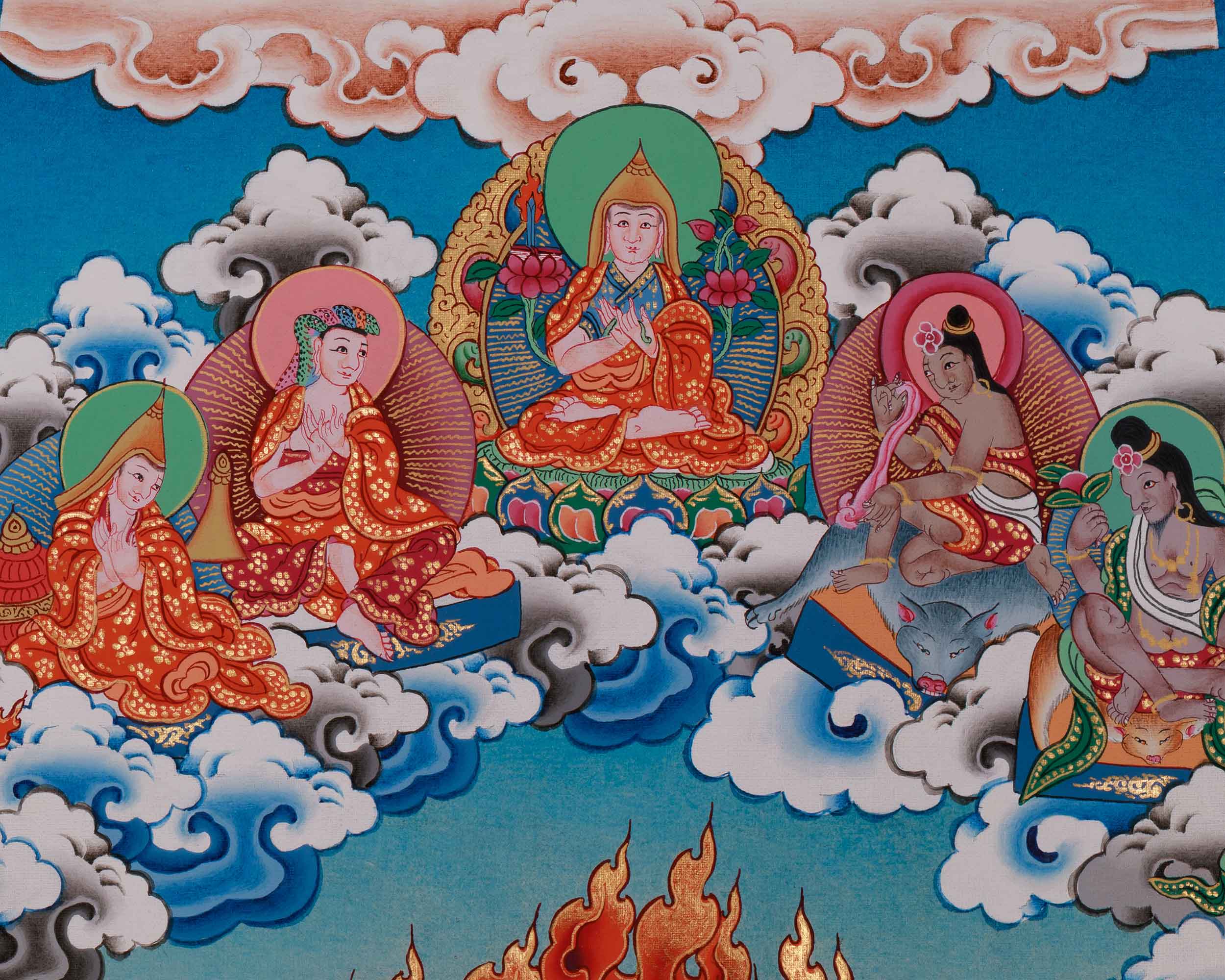 Wrathful Yamantaka Thangka | The Destroyer Of Death | Buddhist Altar