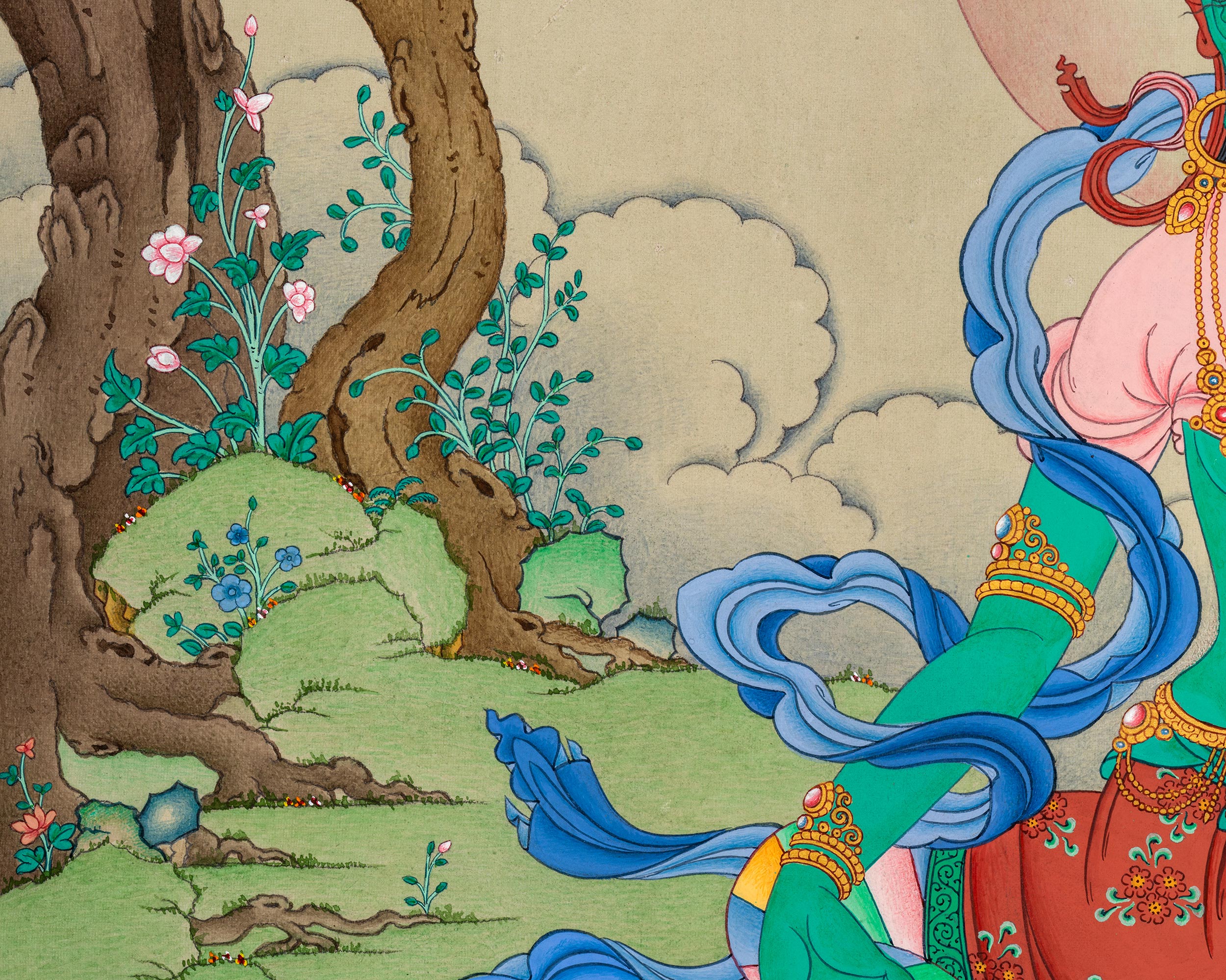An exquisite Masterpiece: Radiant Green Tara