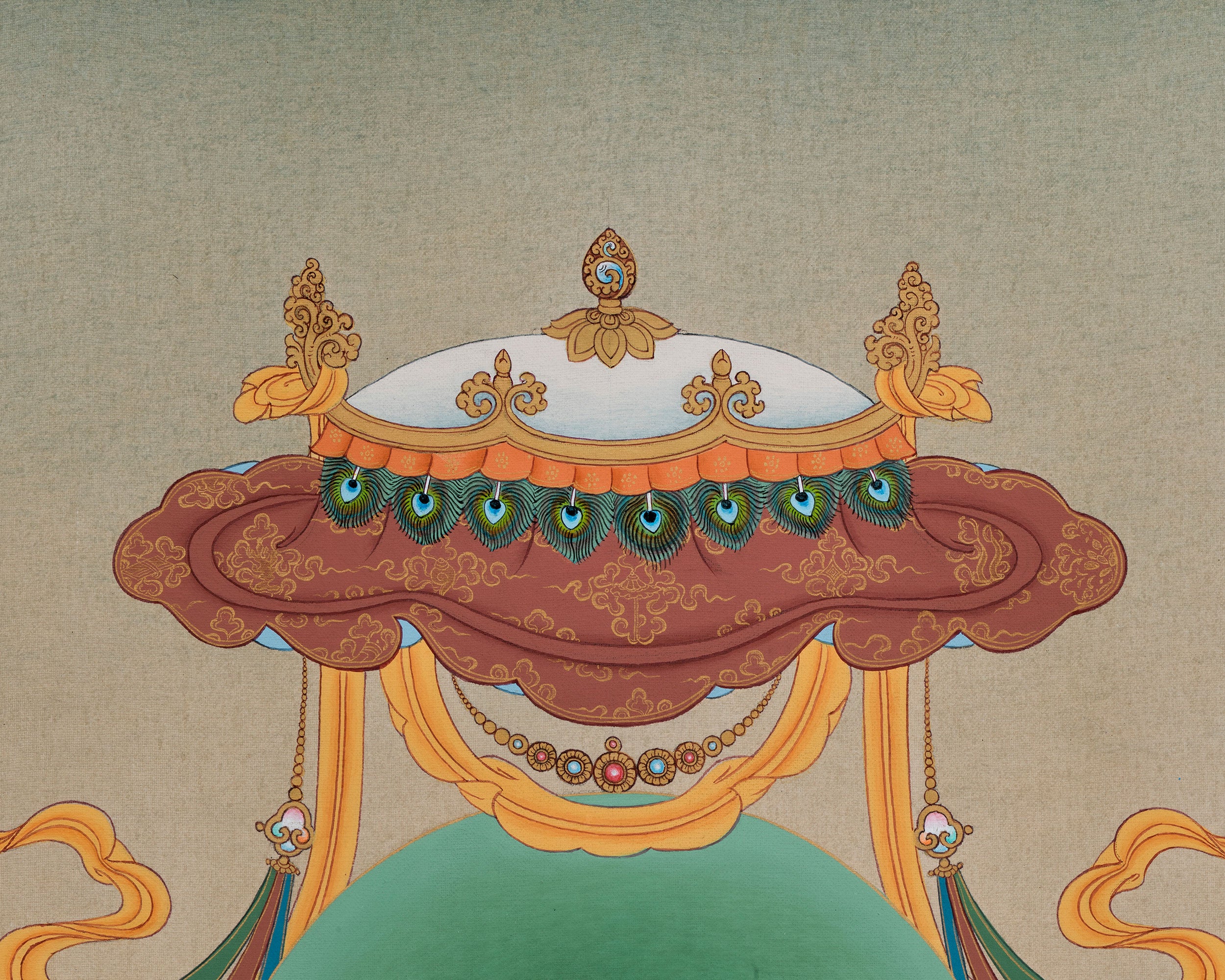 Buddha Amitabha Canvas Print | Rare Tibetan Artwork of the Buddha of Infinite Light