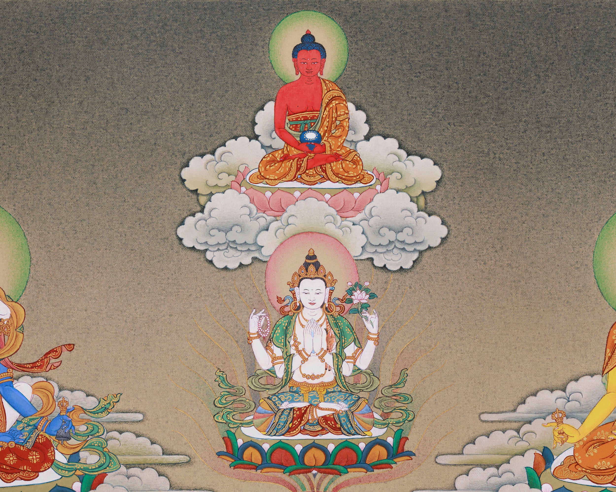 Guru Sangye Painting | Divine Buddhist Art of Guru Rinpoche’s Enlightened Form