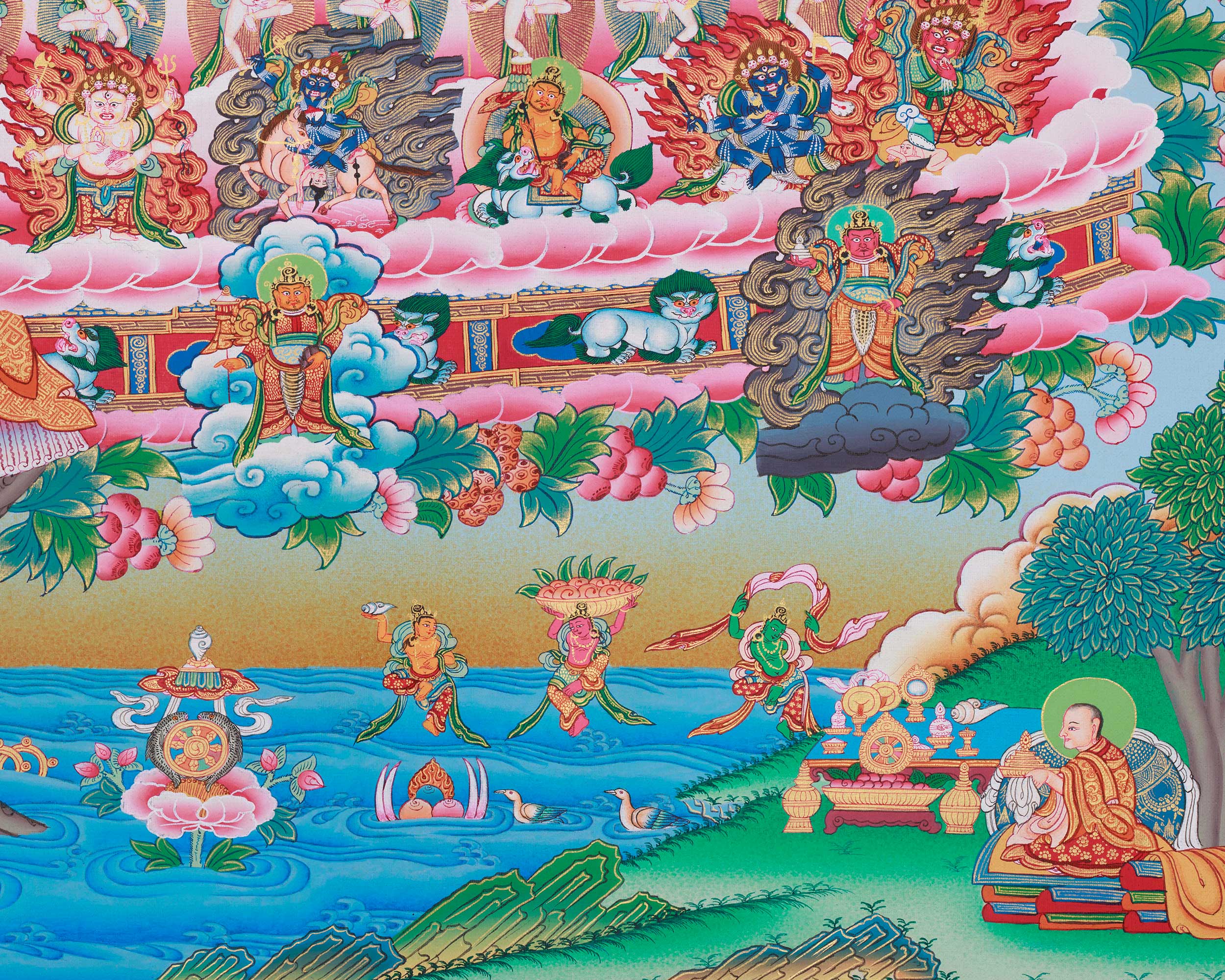 Gelugpa Lineage Refuge Tree | The Lineage of Wisdom and Compassion